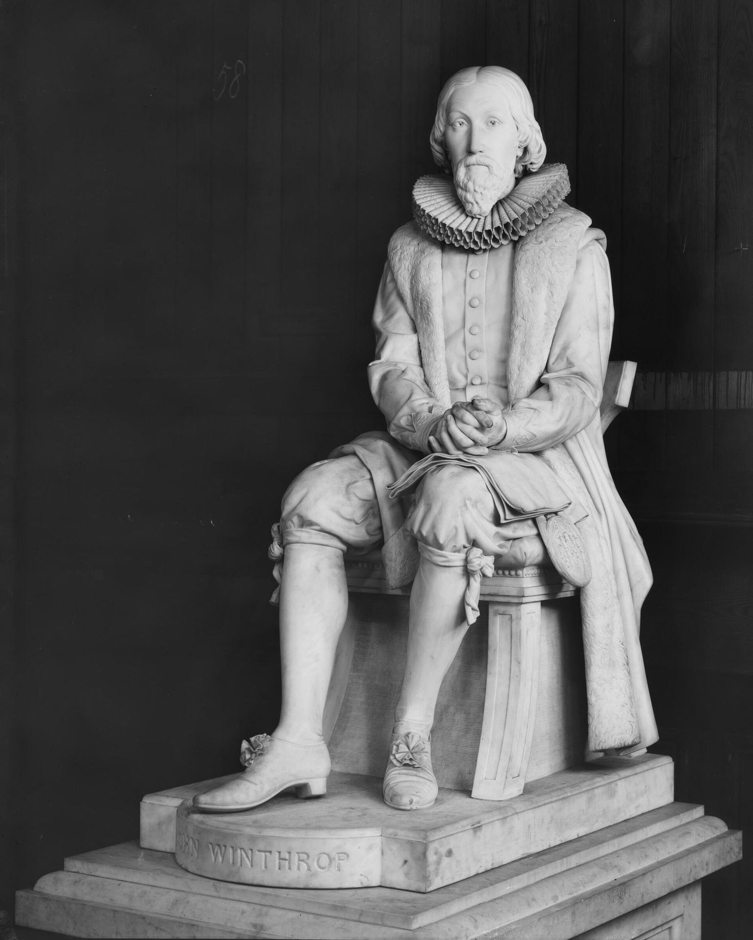 John Winthrop (1588-1649) by Richard Saltonstall Greenough
