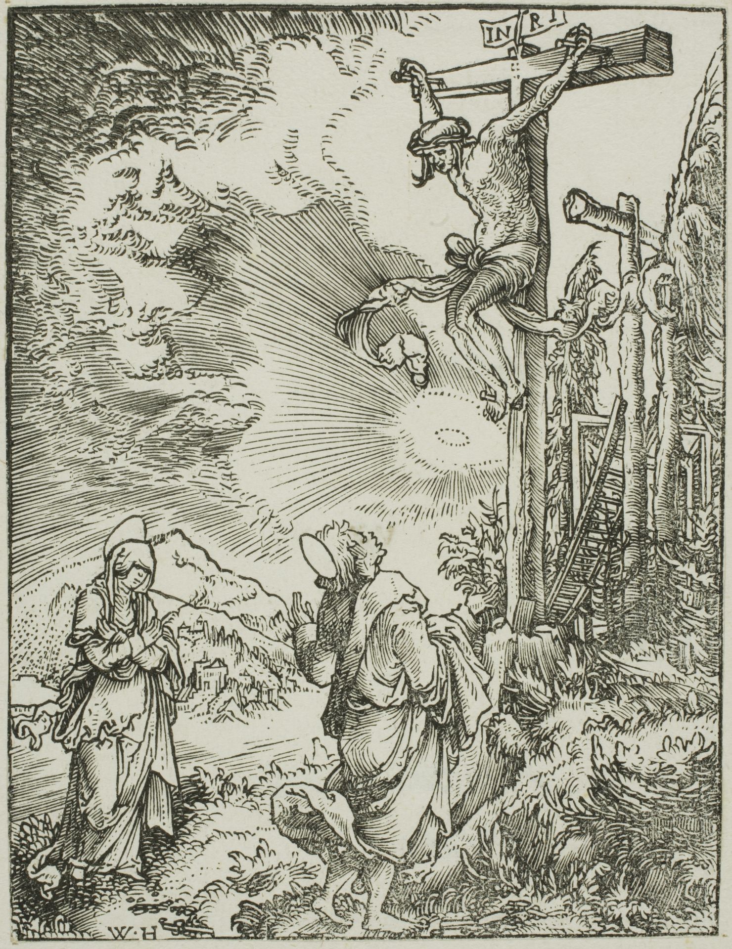 The Large Crucifixion by Wolfgang Huber