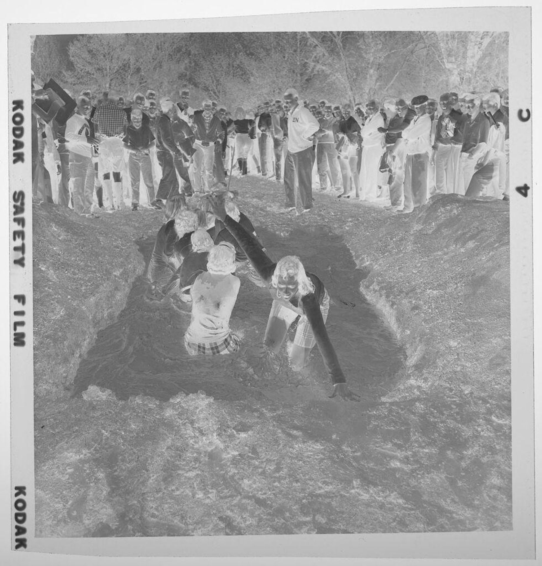 Untitled (fraternity and sorority party with mud wrestling) by Jack Gould