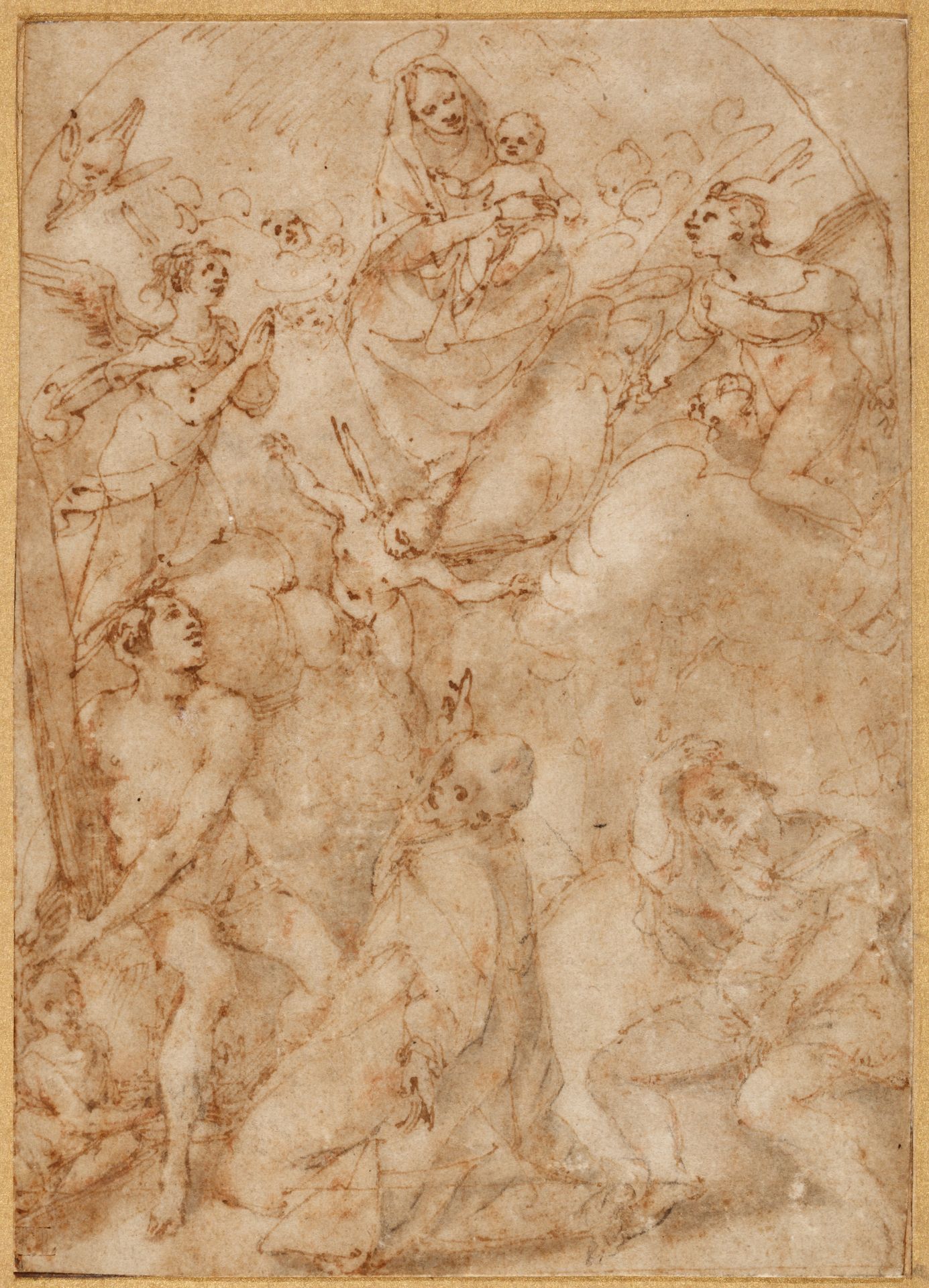 Madonna and saints by Andrea Boscoli