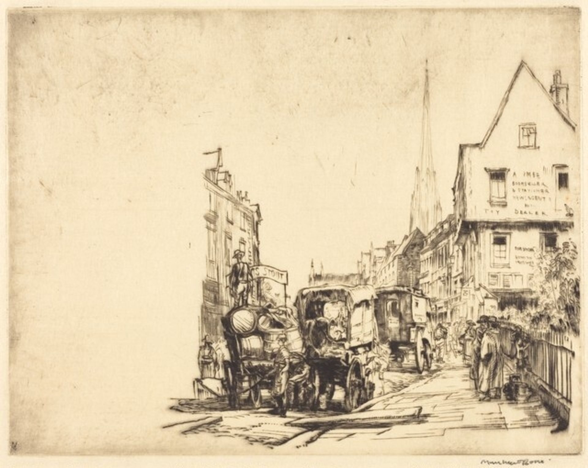 Salisbury by Muirhead Bone