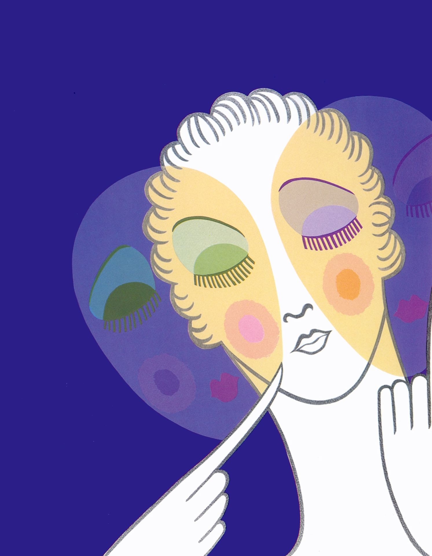 Three Faces by Erte