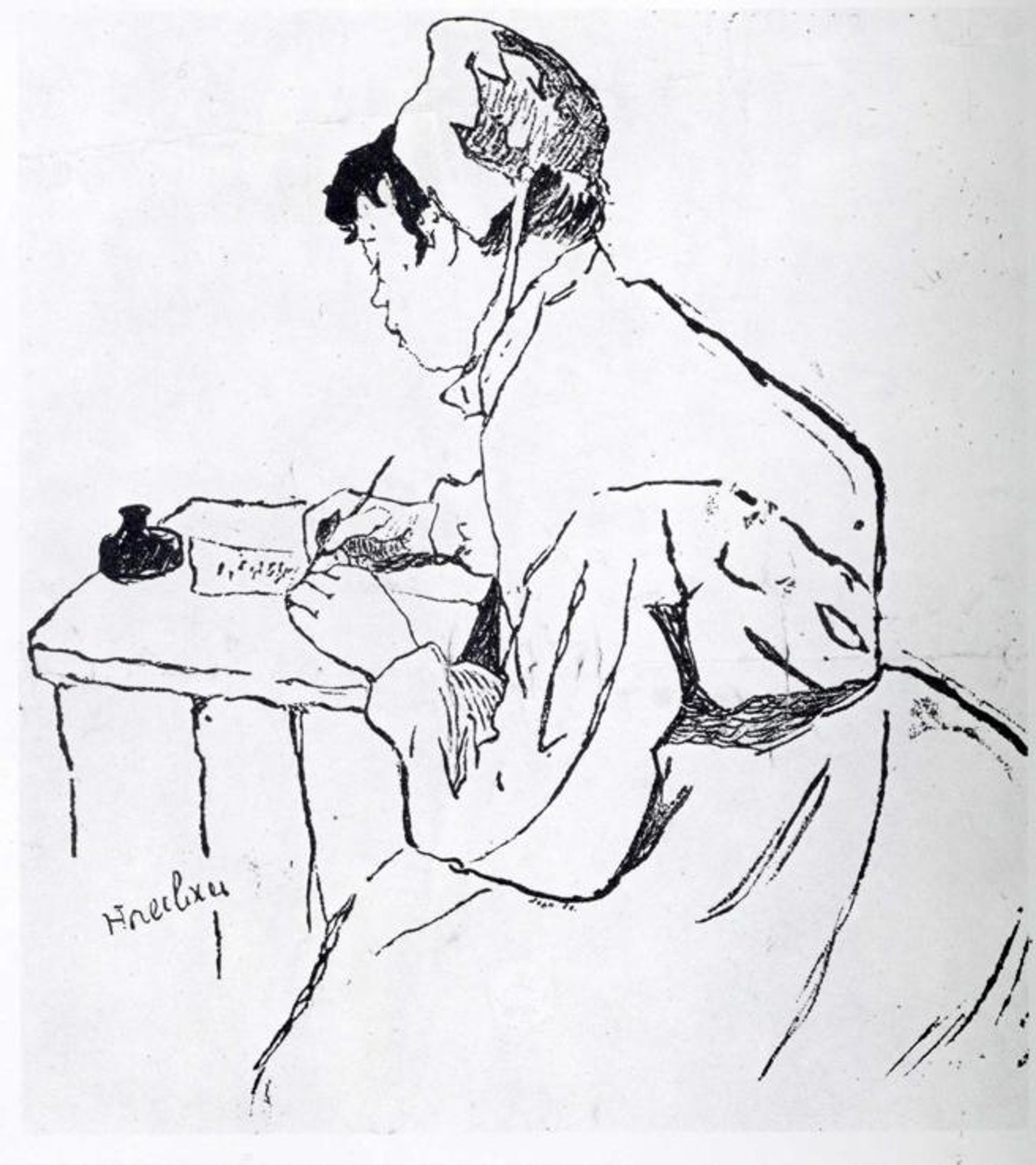 A Saint Lazare, Song Title by Henri de Toulouse-Lautrec