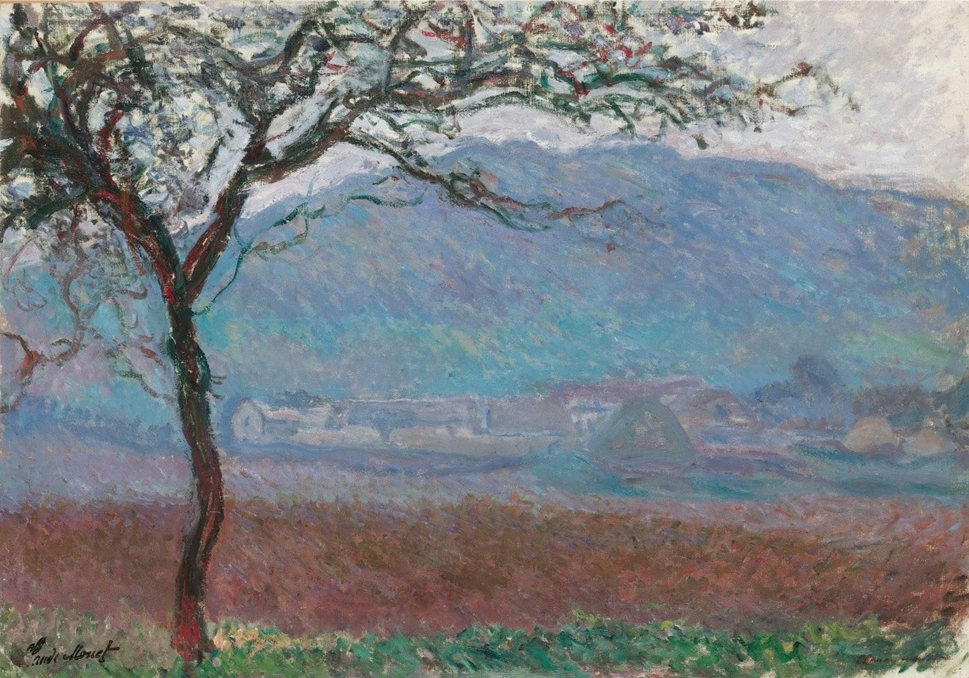 Champ À Giverny by Claude Monet
