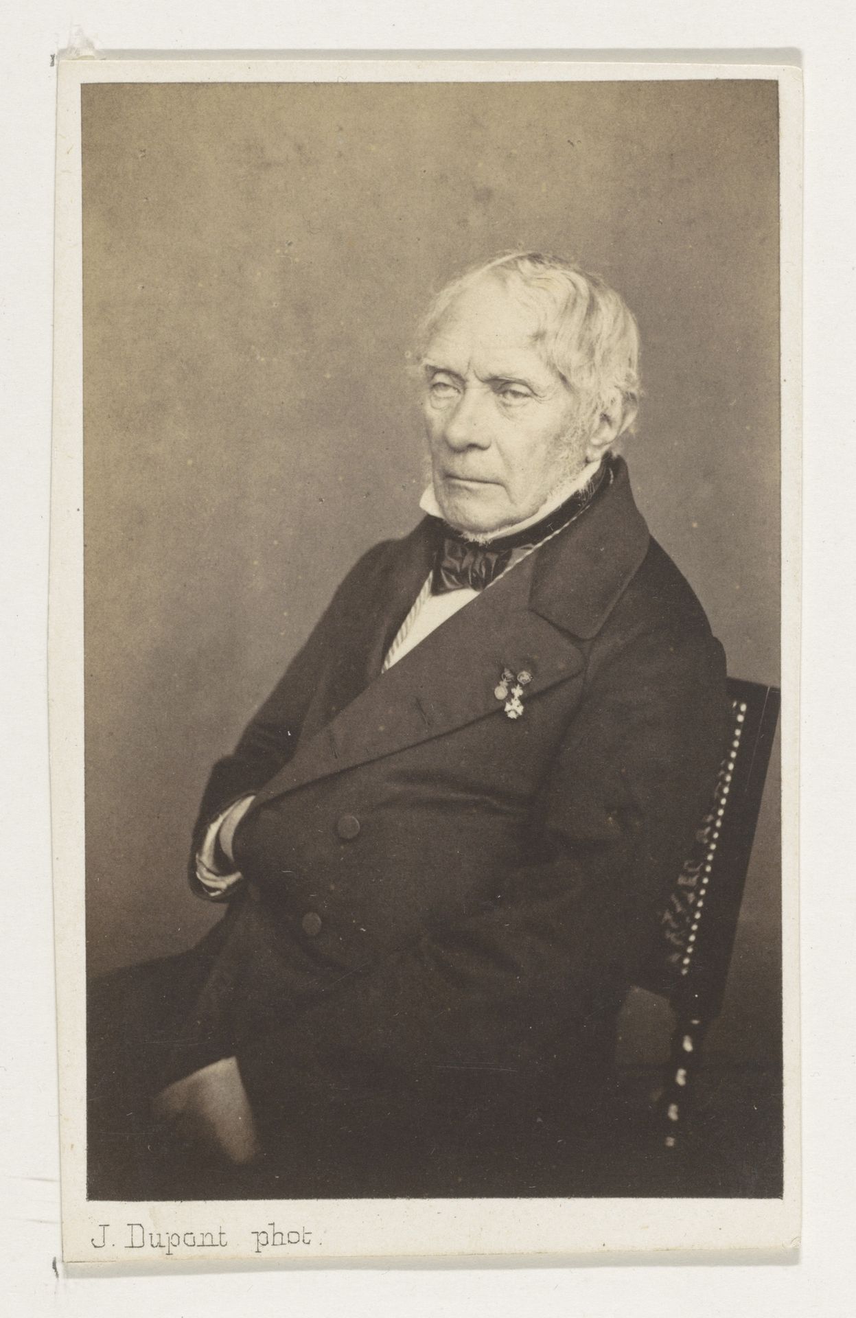 Portret van de architect Pierre Bruno Bourla, halffiguur by Joseph Dupont