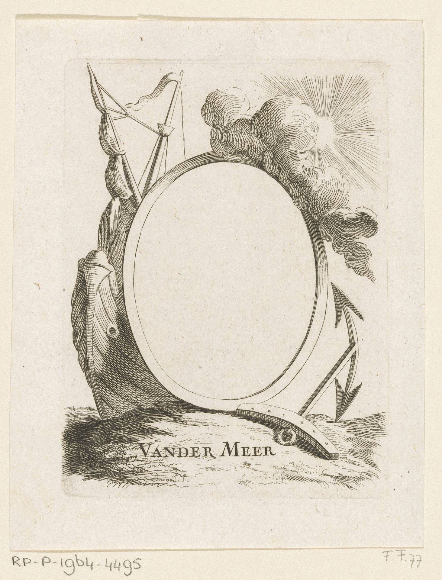 Omlijsting voor Vander Meer by Etienne Fessard