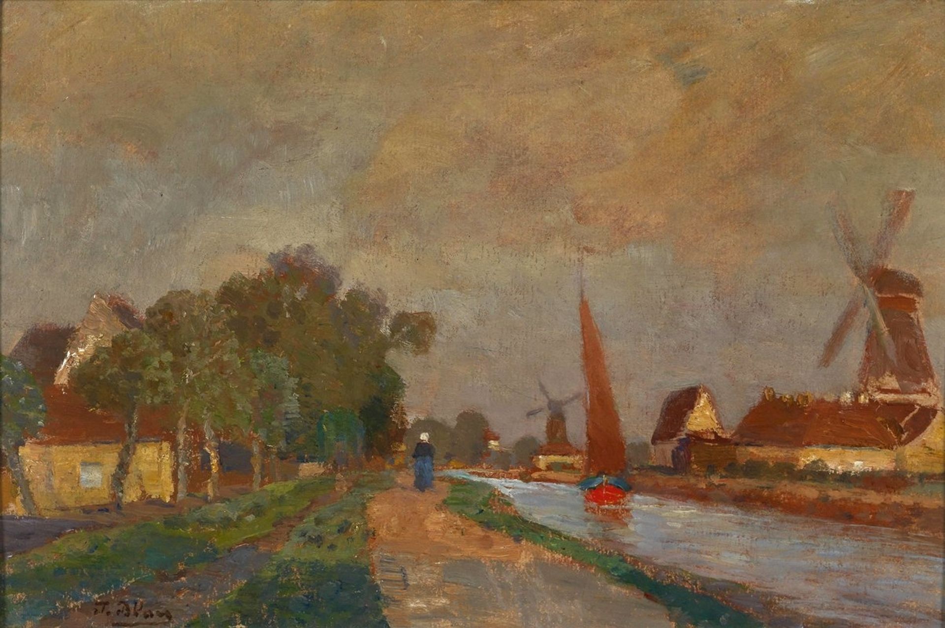 Motiv aus Franeker by Tina Blau