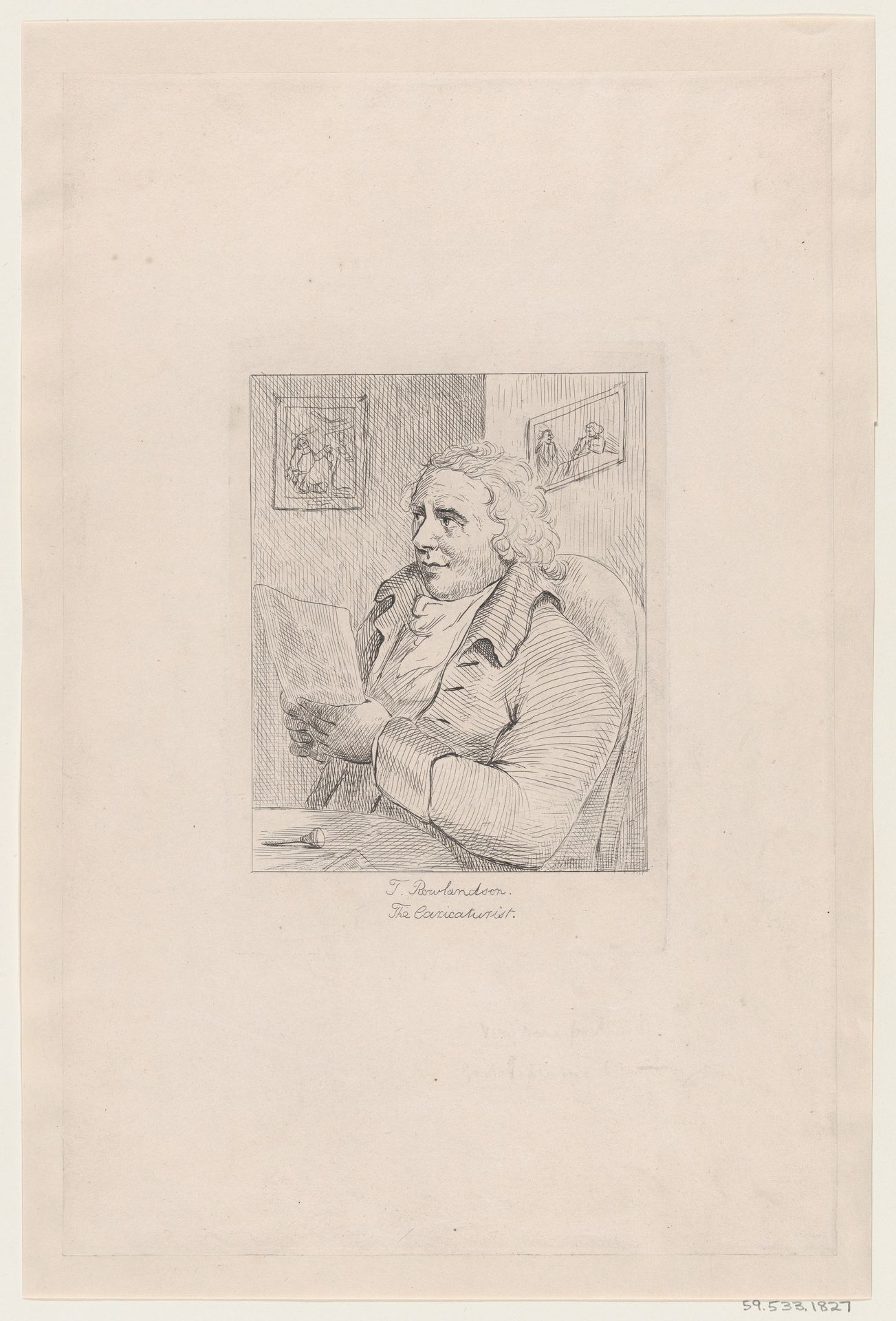 T. Rowlandson. The Caricaturist by Anonymous