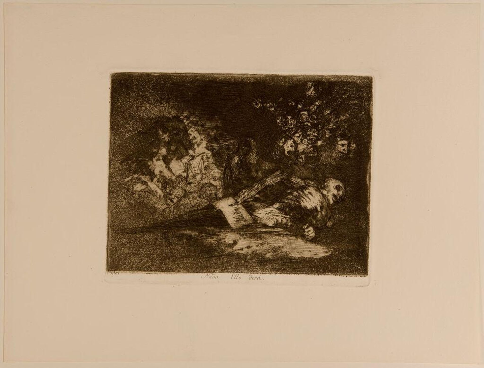 Nothing. The Event Will Tell by Francisco JosÃ© de Goya y Lucientes