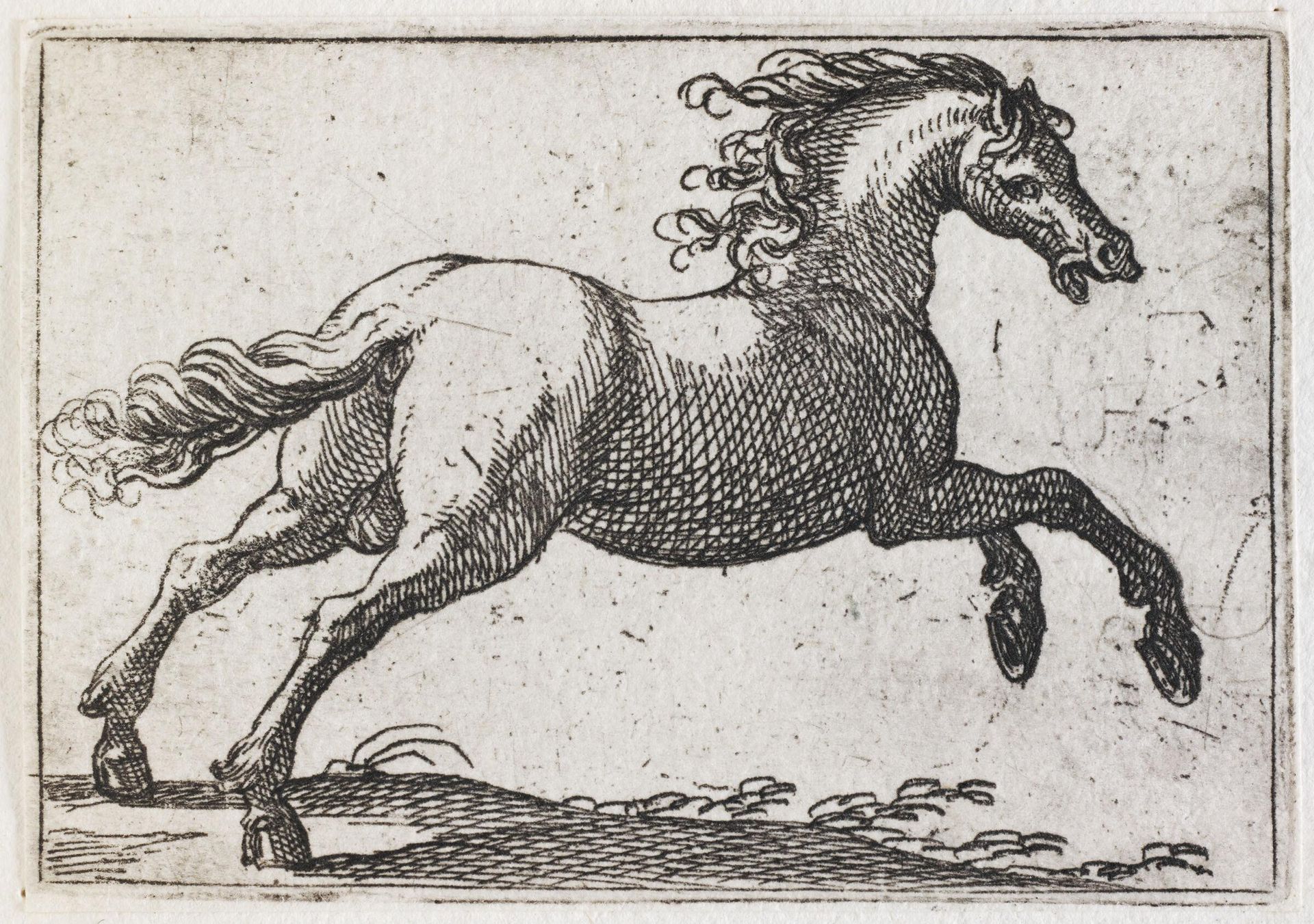 Horse Galloping to the Right by Antonio Tempesta