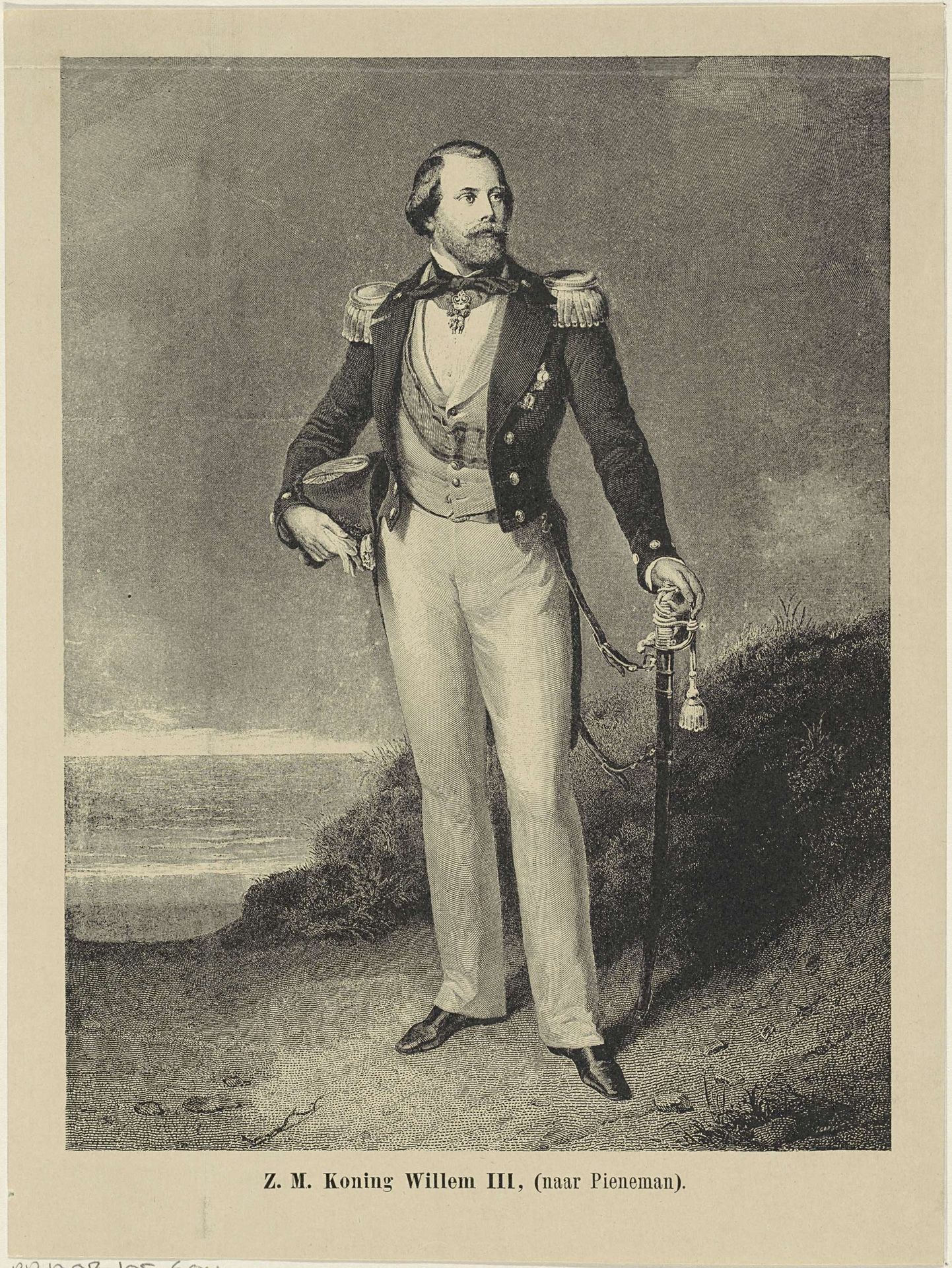Portret van Willem III, koning der Nederlanden by Anonymous
