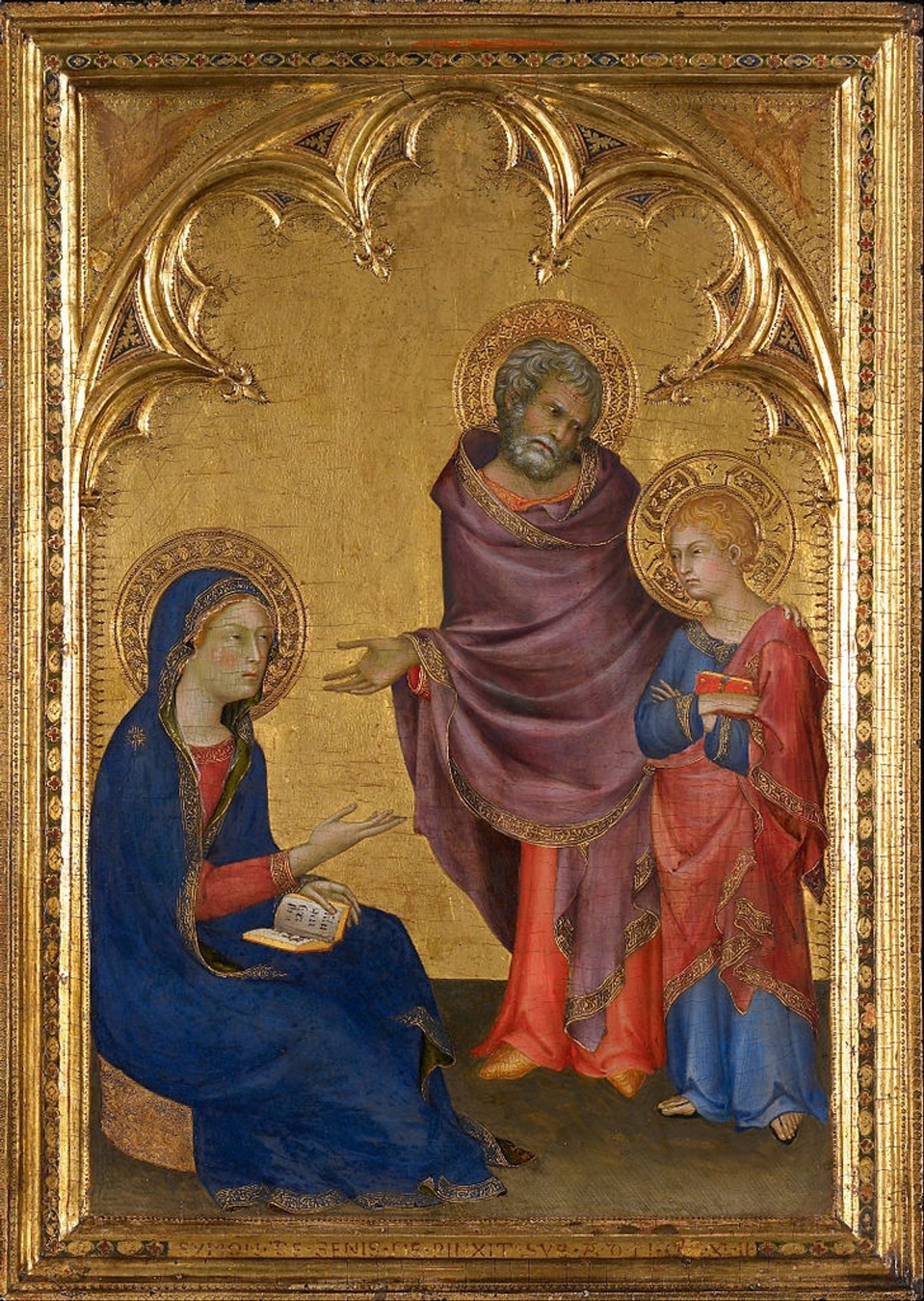Christ Discovered in the Temple by Simone Martini