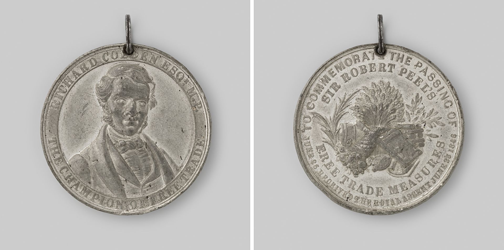 Aanneming van Engelse vrijhandelswetten 1846 by Allen & Moore