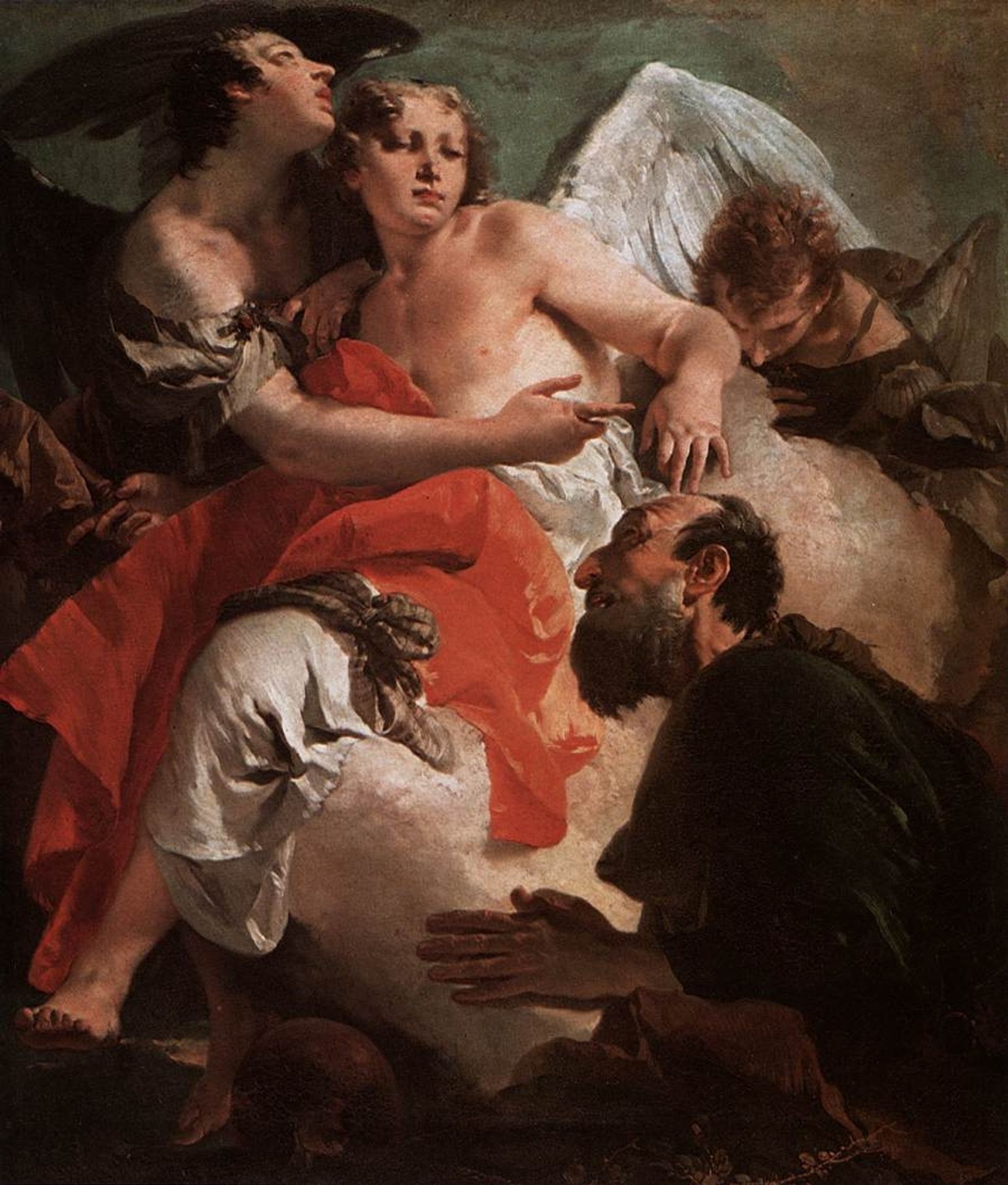 Abraham and the Three Angels by Giovanni Battista Tiepolo