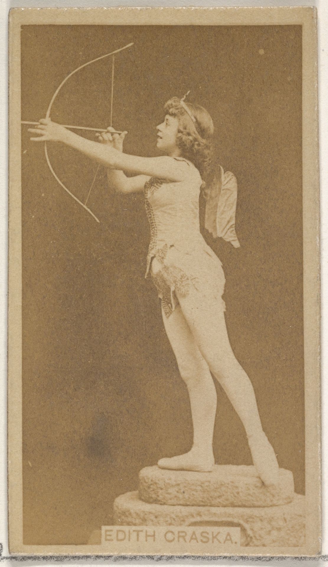 Edith Craska, from the Actors and Actresses series (N45, Type 8) for Virginia Brights Cigarettes by Allen & Ginter