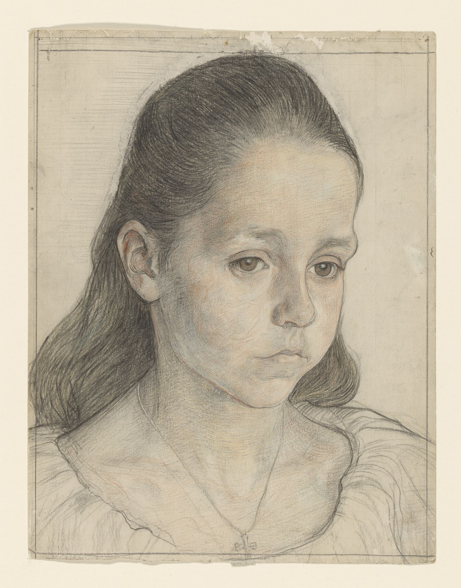Portret van een meisje Kolkman by Jan Veth