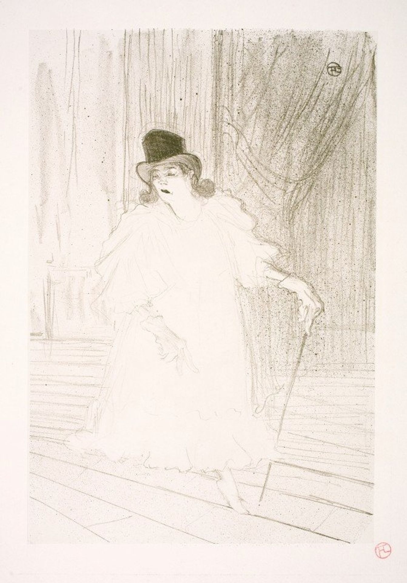 Cecy Loftus by Henri de Toulouse-Lautrec