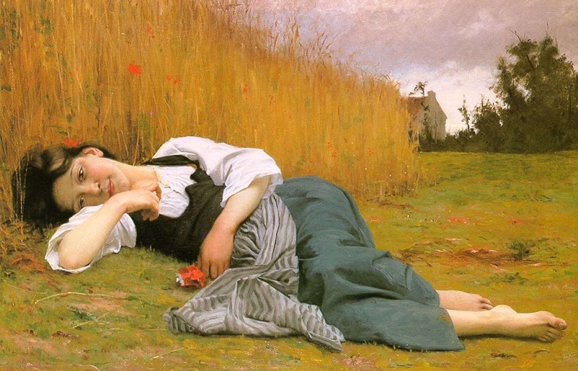 Rest in Harvest by William Bouguereau