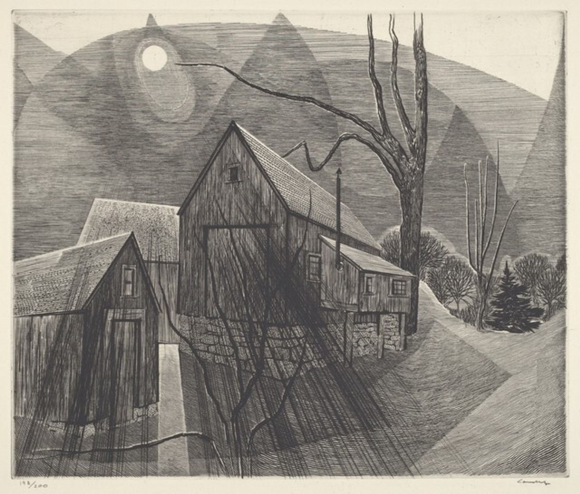 Moonlight in the Country by Armin Landeck