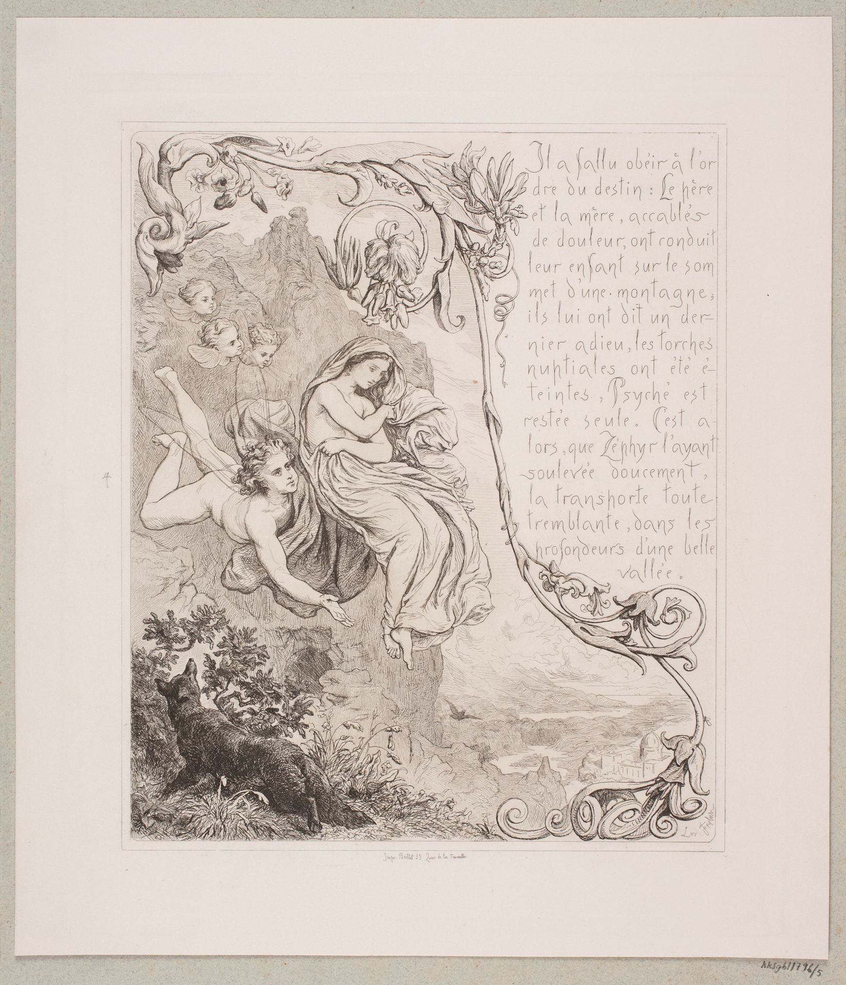 Illustration nr. 4 til "L`Amour et Psyché" by Lorenz Frølich