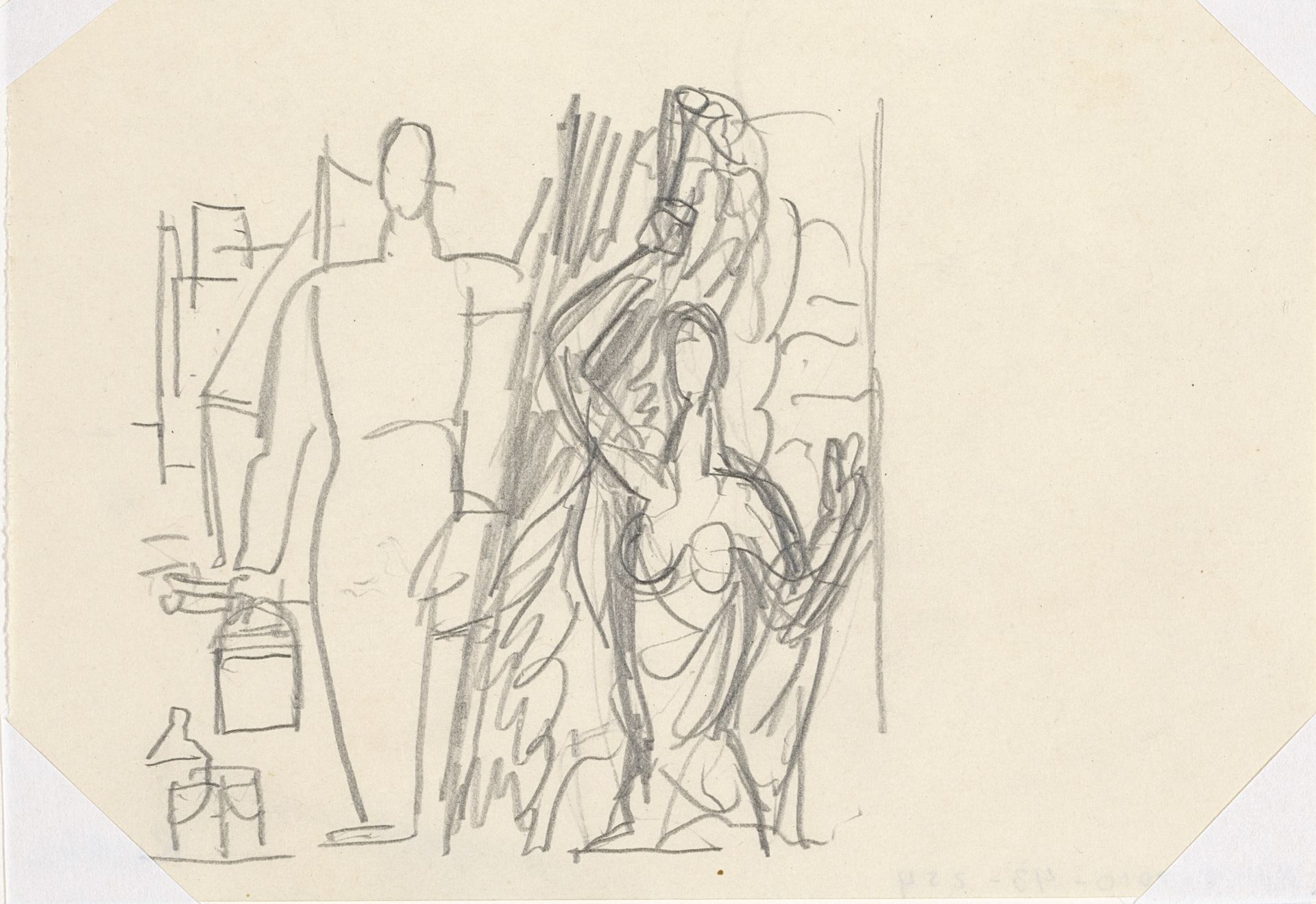 Maandblad Verf en Kunst van P.A. Regnault (ontwerp) by Leo Gestel