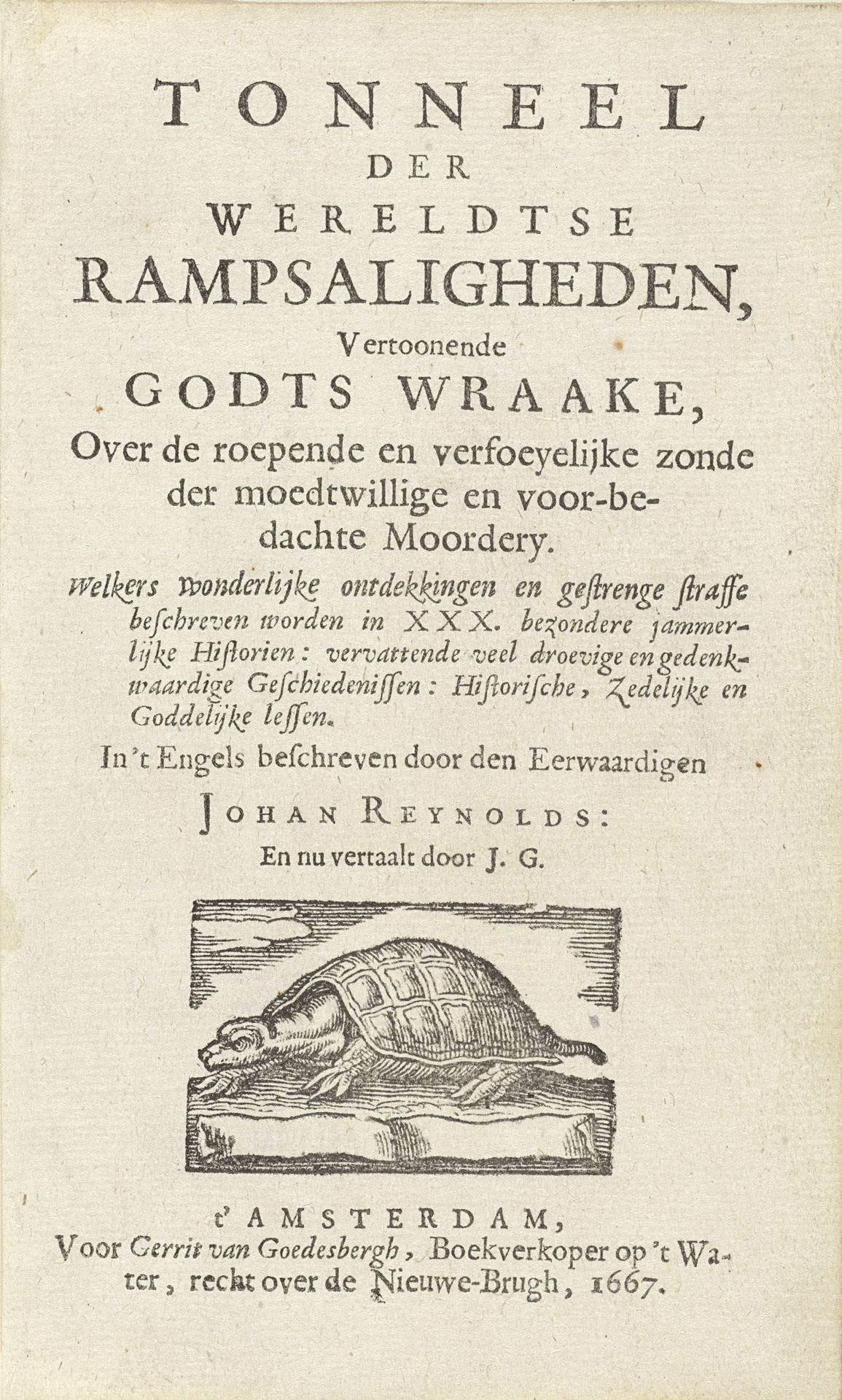 Schildpad by Abraham Dircksz. Santvoort