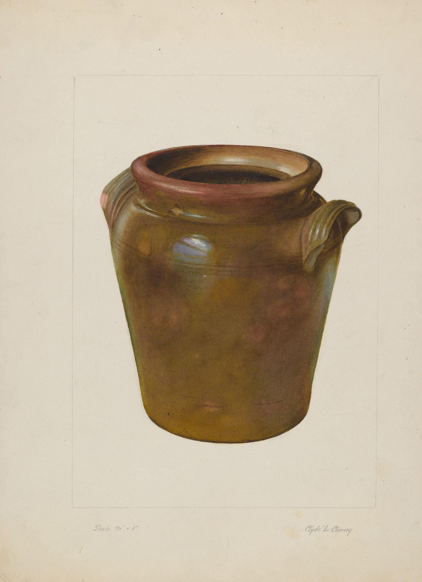 Preserving Jar by Clyde L. Cheney