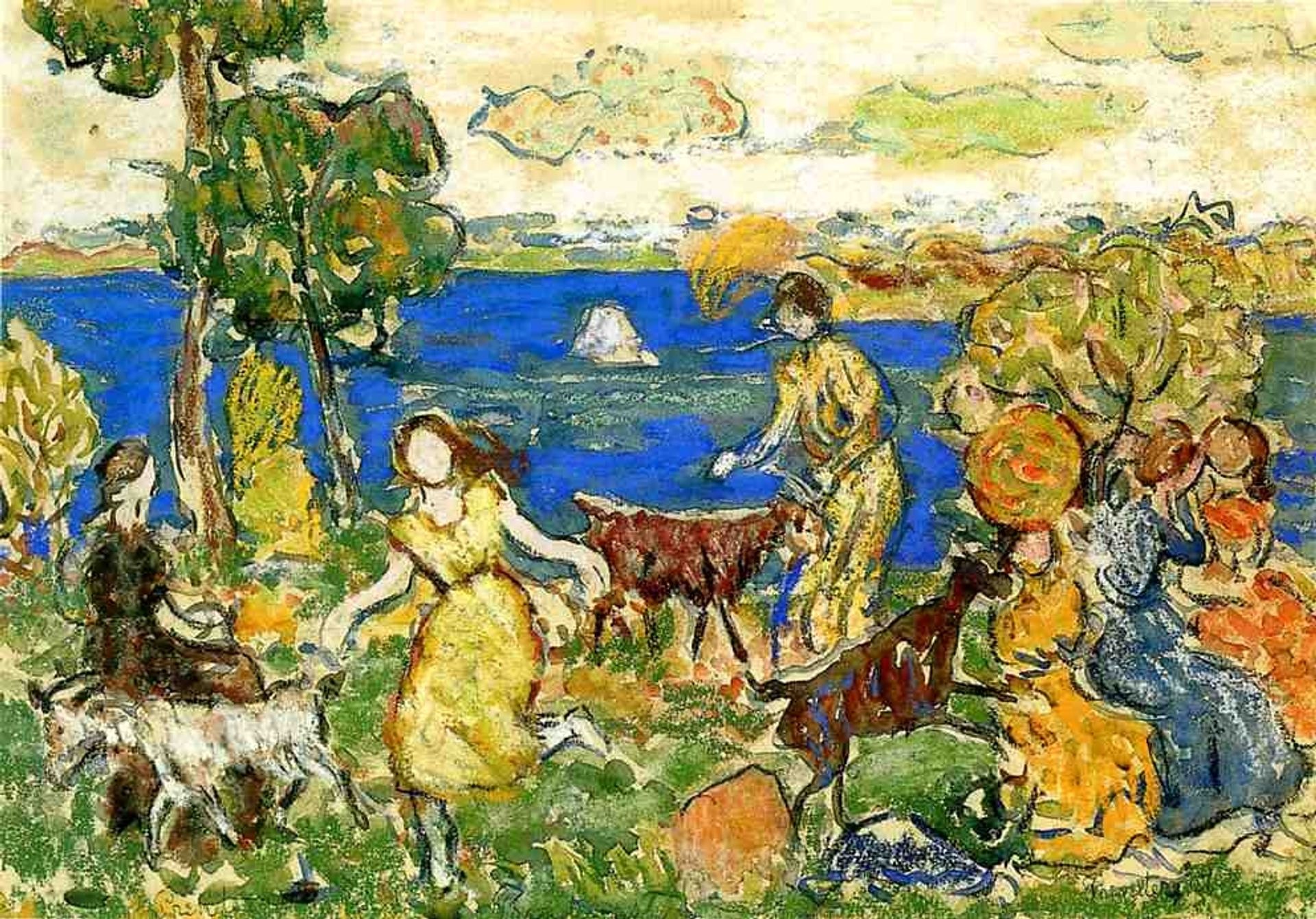 Summer Day (also known as St. Cloud) by Maurice Prendergast