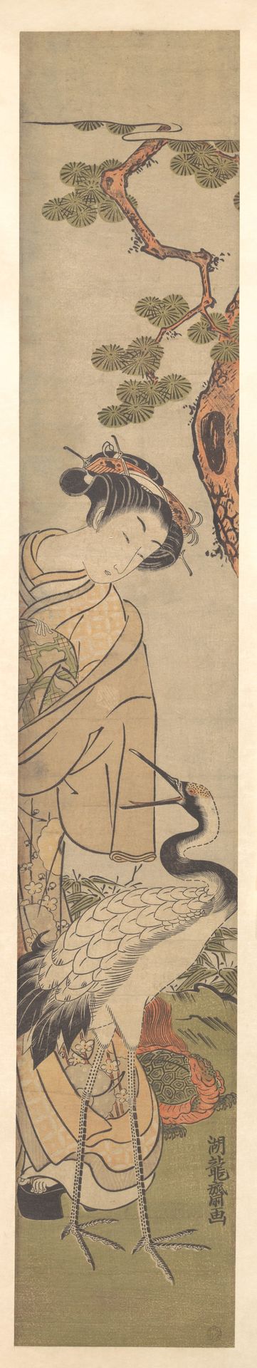The Bijin Jurōjin by Isoda Koryūsai
