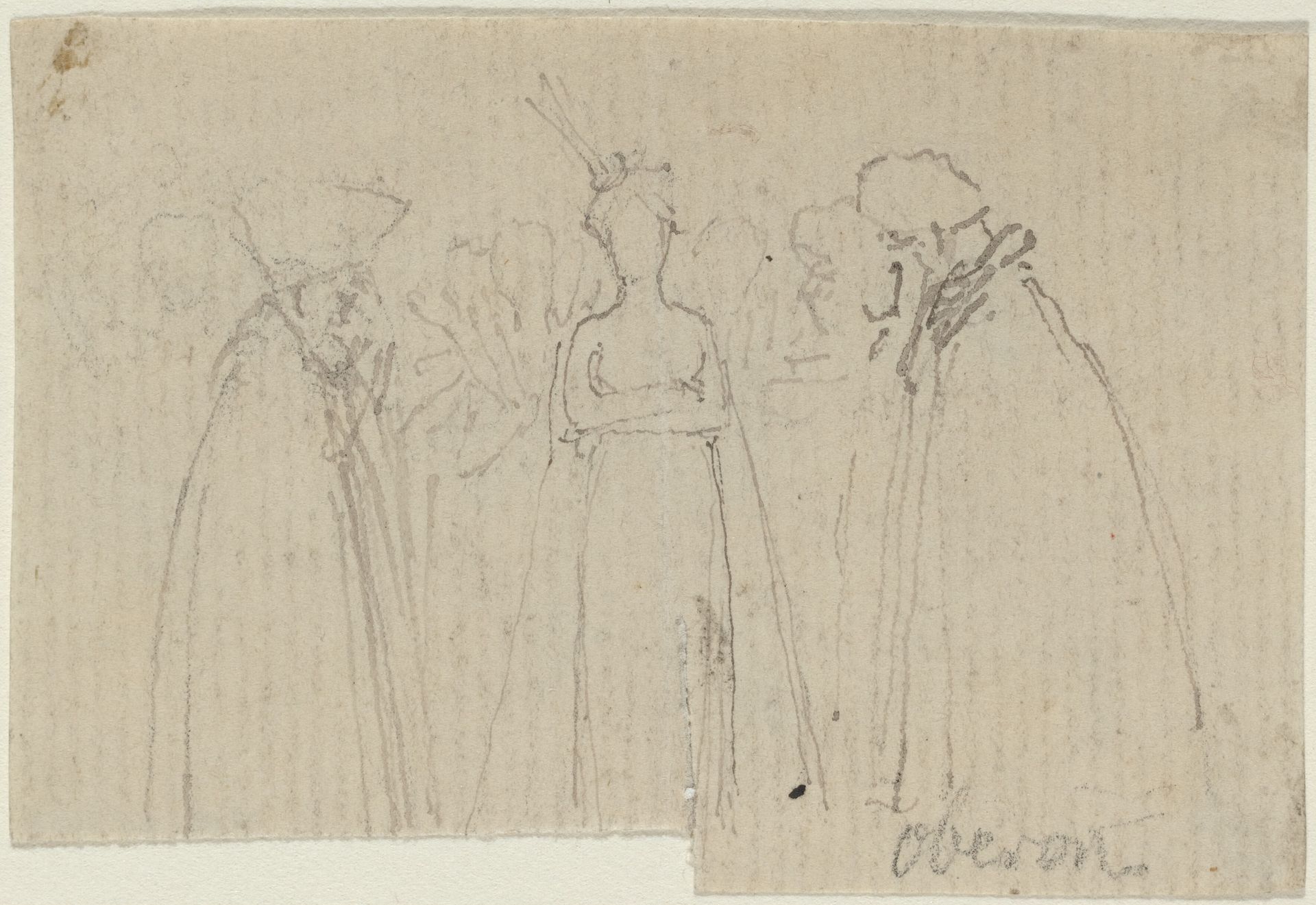 Sheet of Studies [recto and verso] by John Flaxman