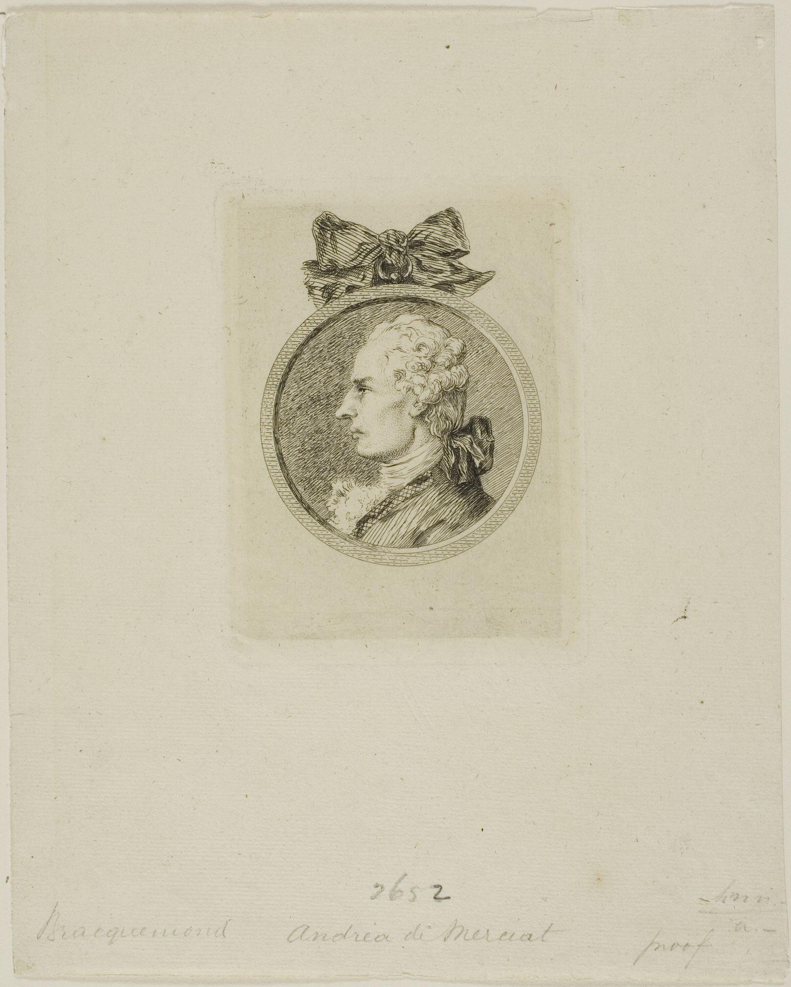 André de Nerciat by Félix Bracquemond