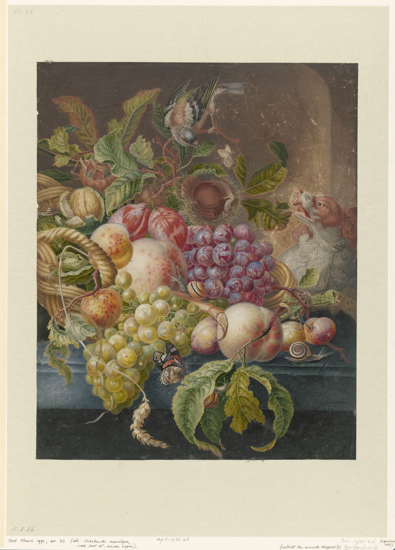 Fruitstilleven by Herman Henstenburgh
