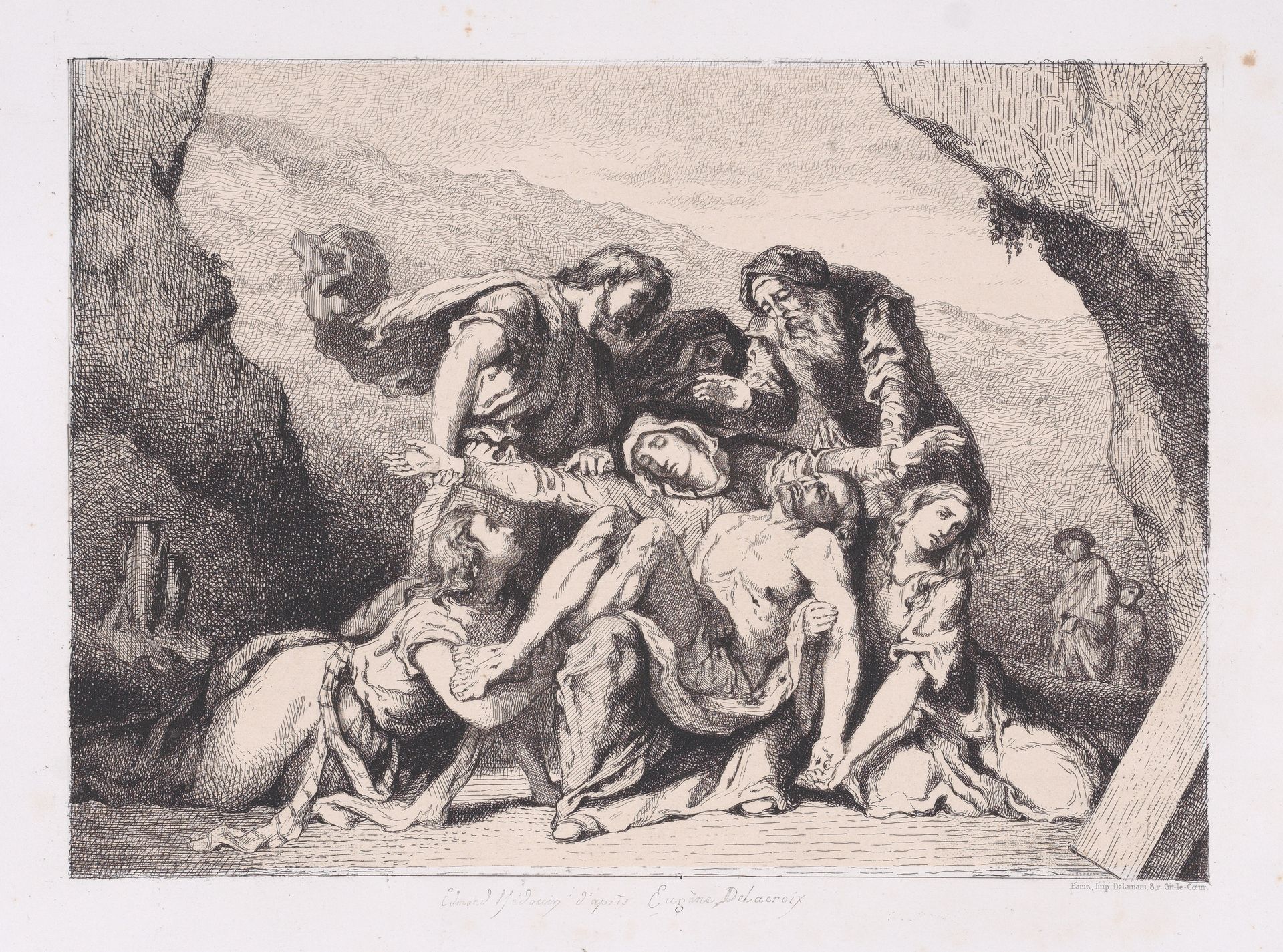 La Pietà by Eugène Delacroix
