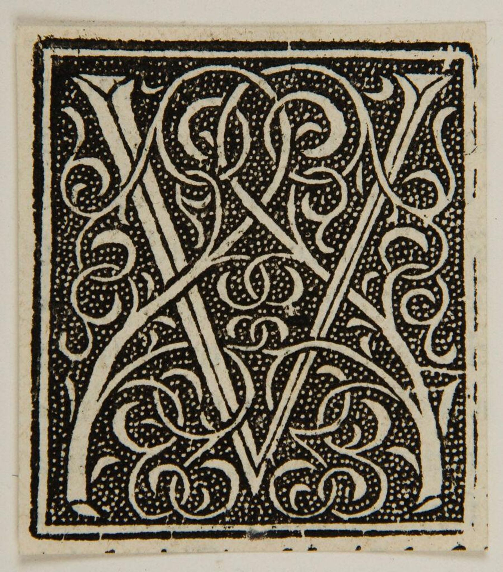 Letter V by Anonymous