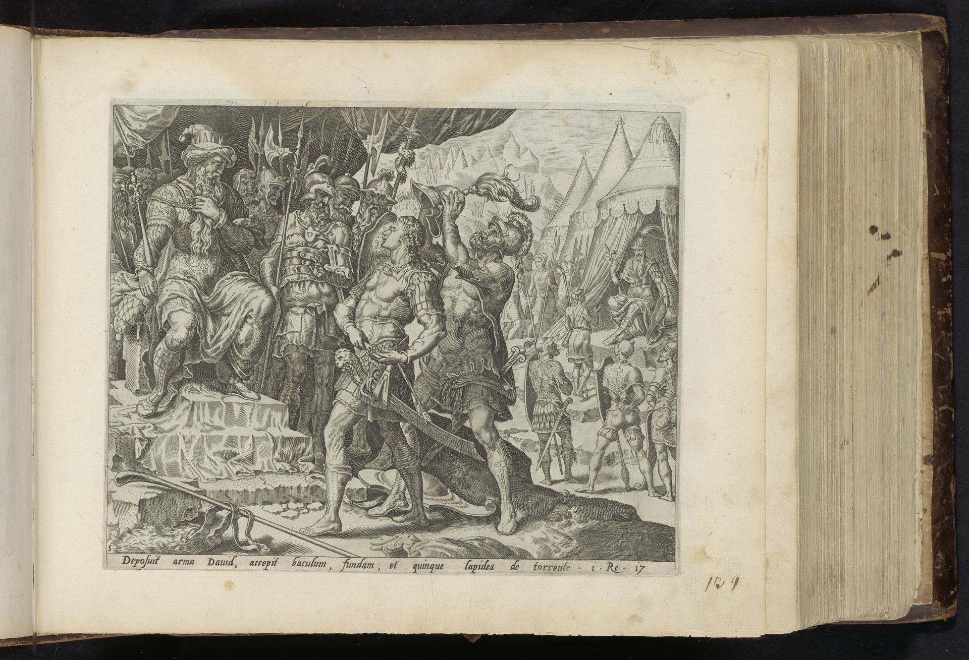 David ontvangt de wapenrusting by Anonymous