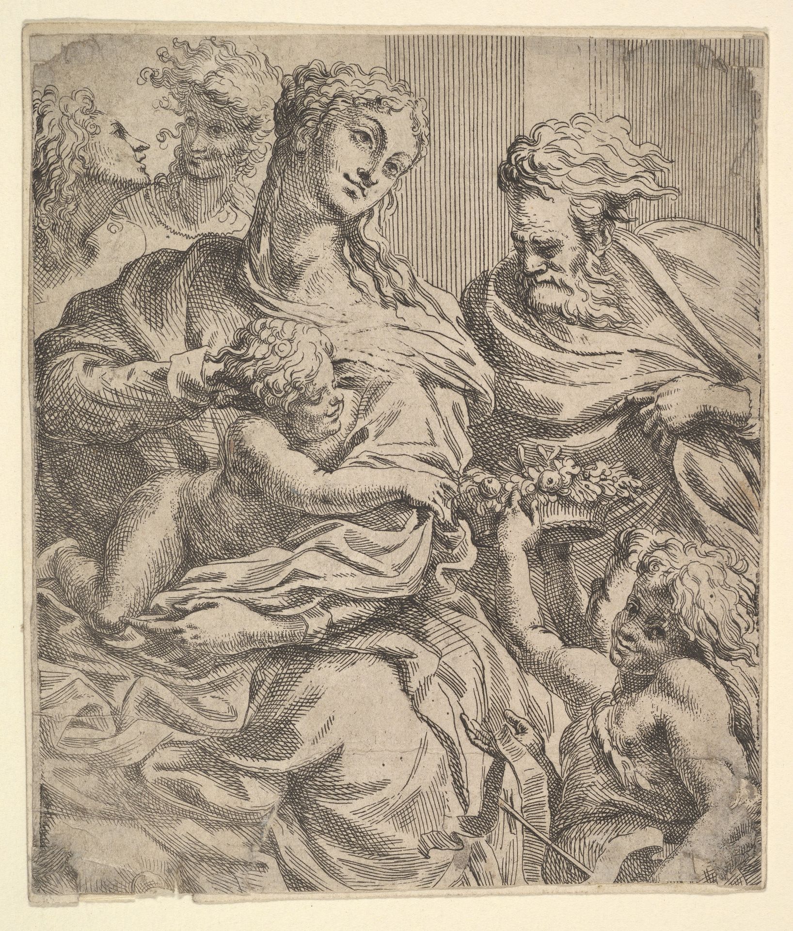 Holy Family by Anonymous