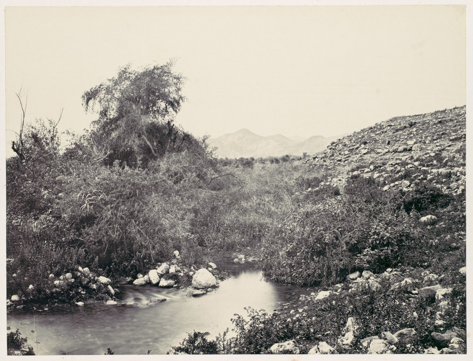 The Fountain of Jerico and Probable Site of the City by Francis Frith
