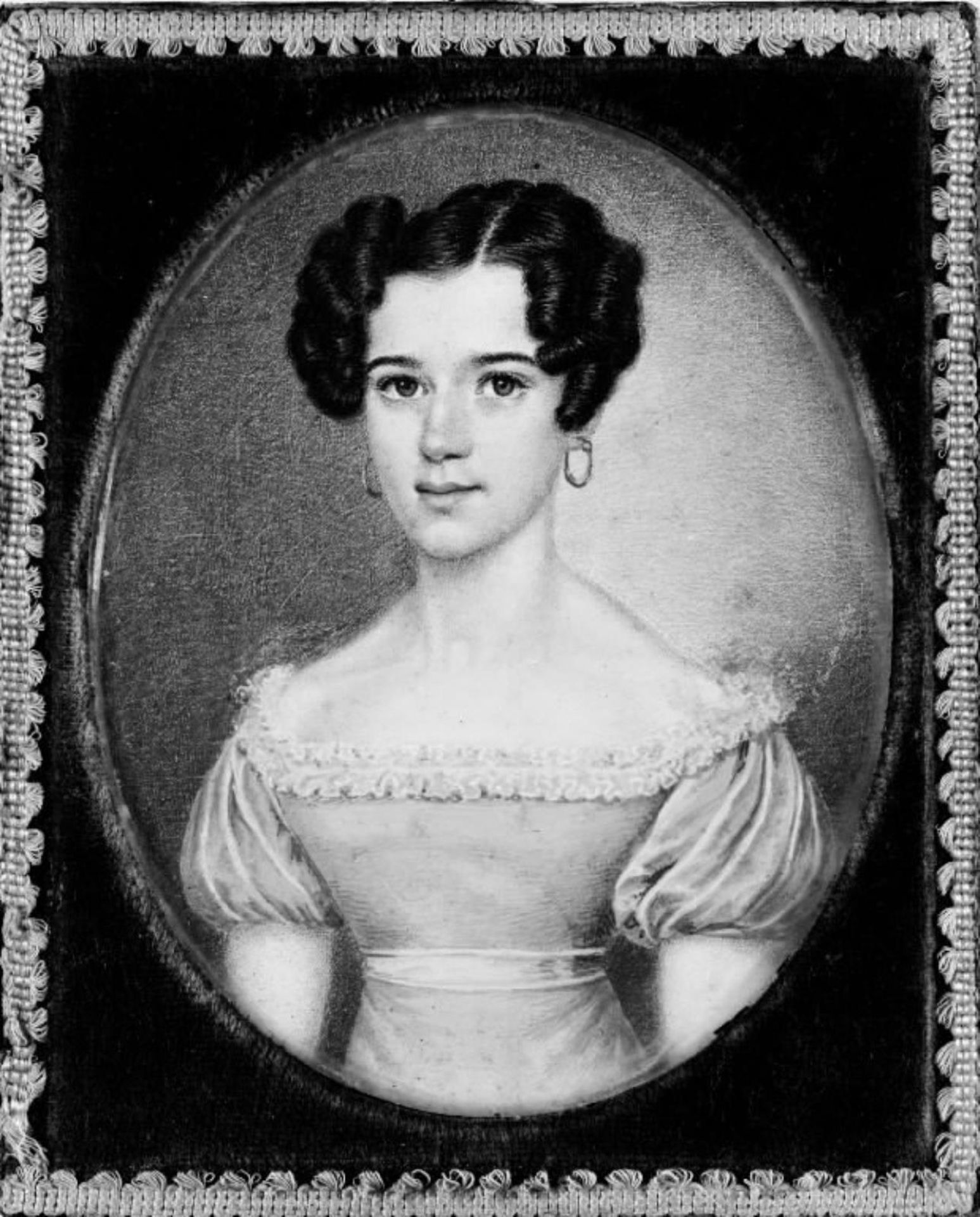 Portræt af frk. Juliane Marie Krieger by Jean Jacques Turretin
