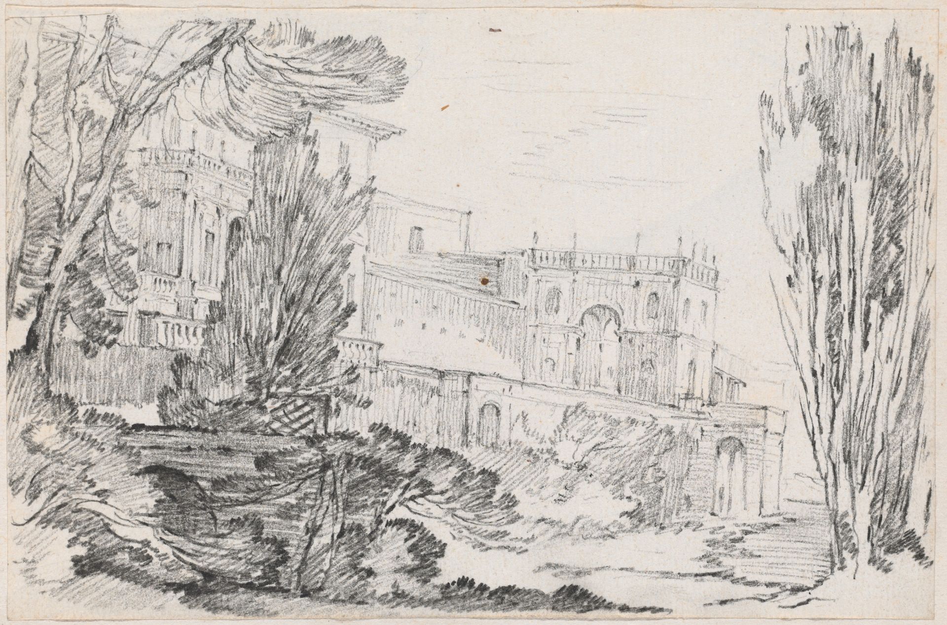 Villa d'Este, Tivoli by Joseph Marie Vien
