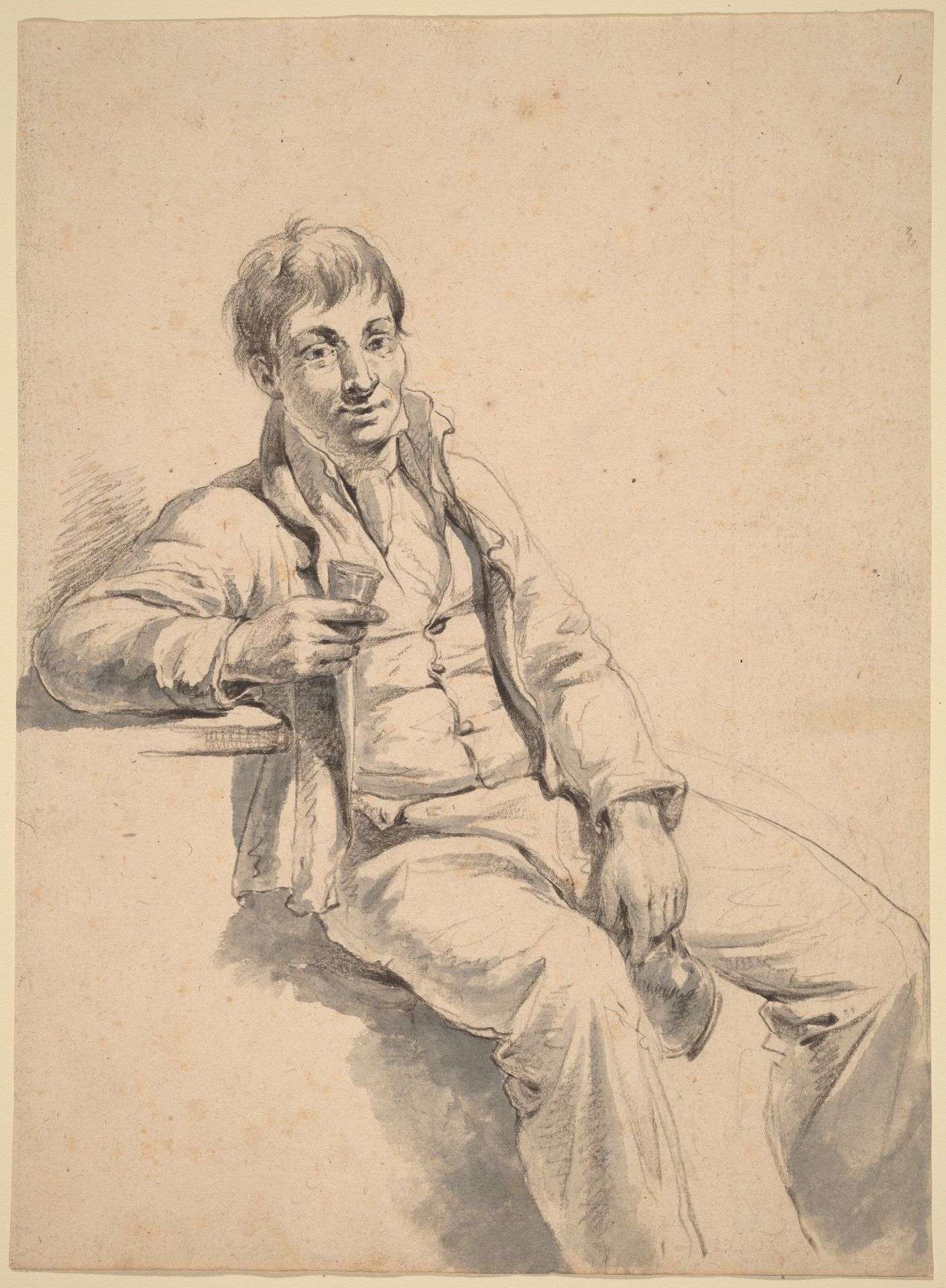 The Drinker by Charles Wesley Jarvis