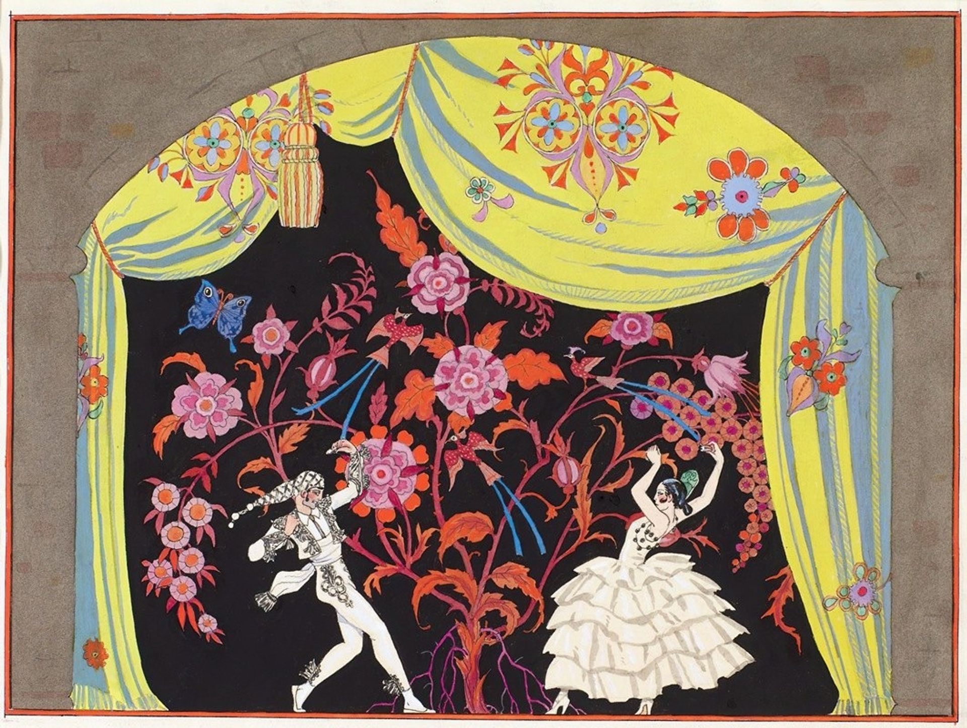 Le Flamenco by George Barbier
