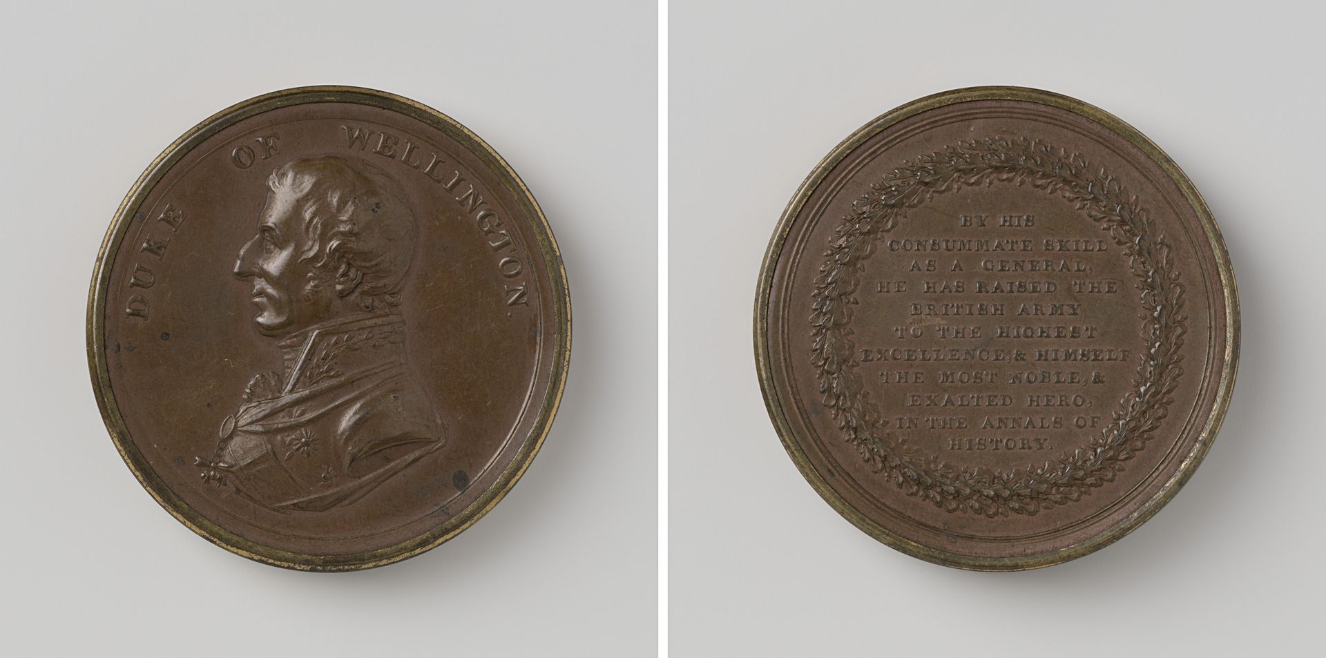 Arthur Wellesley, hertog van Wellington, ter ere van zijn overwinningen in Portugal, Spanje, Frankrijk en België by Anonymous