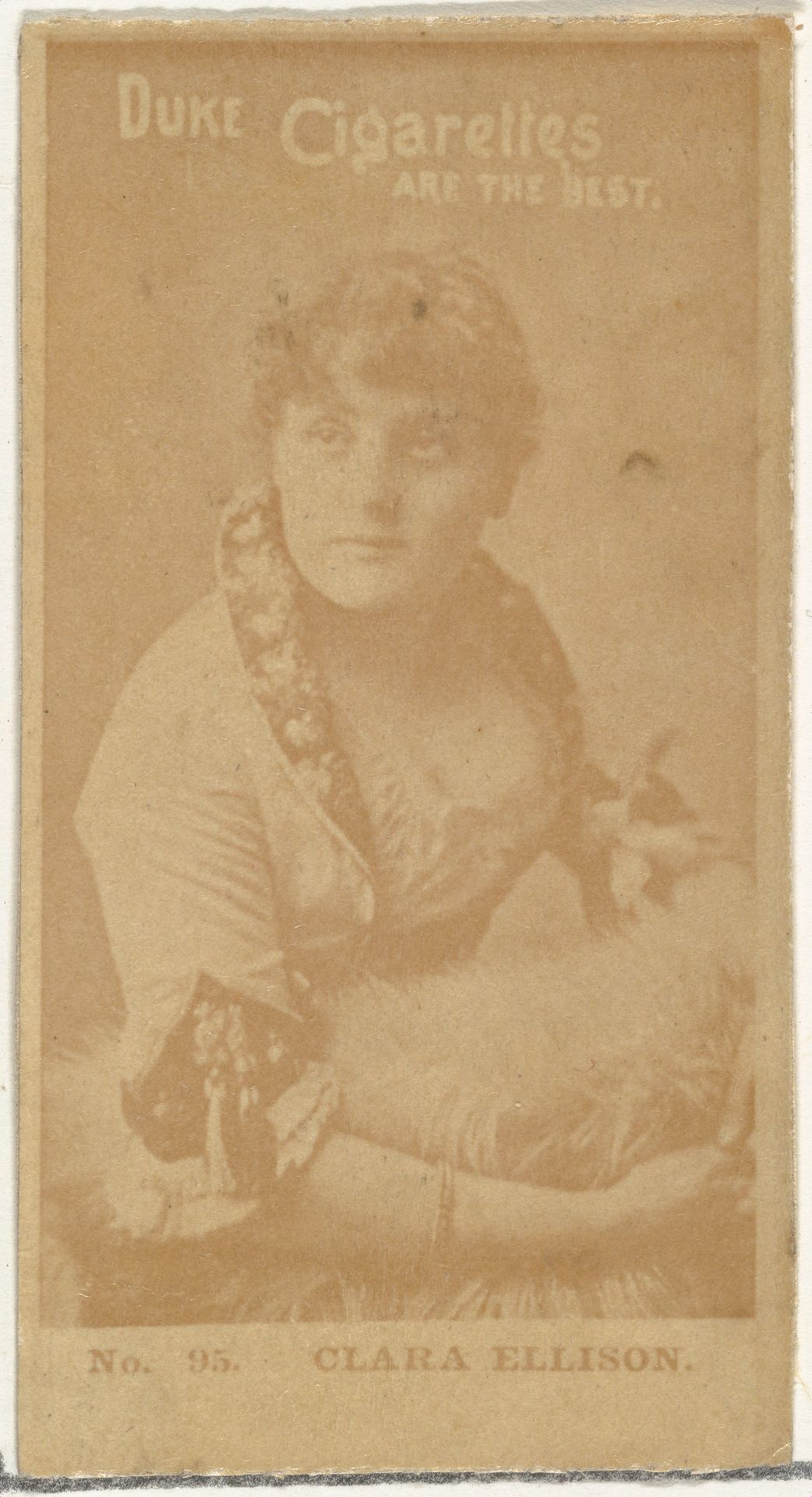 Card Number 95, Clara Ellison, from the Actors and Actresses series ...