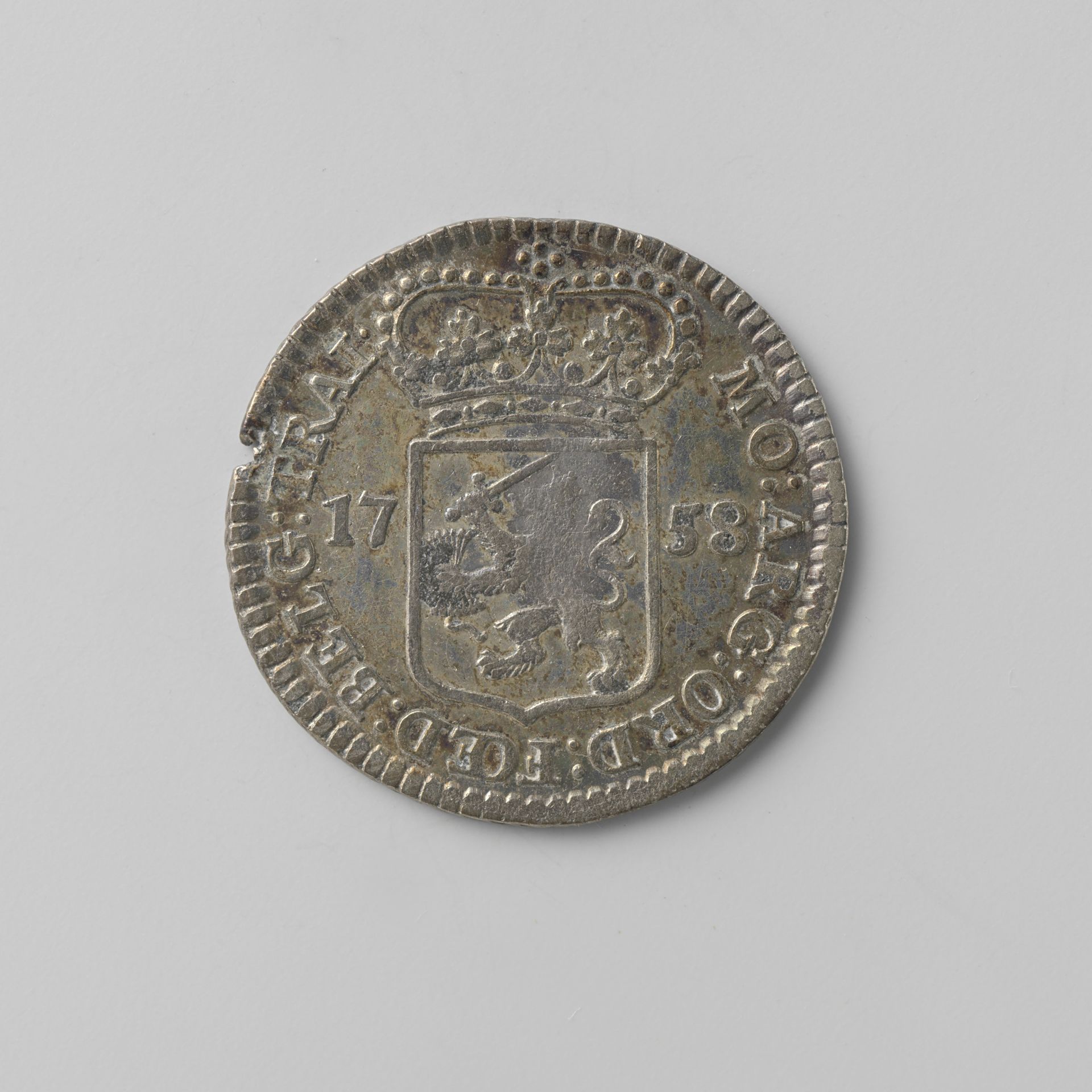 Utrechtse kwart gulden, 1758 by Provincie Utrecht
