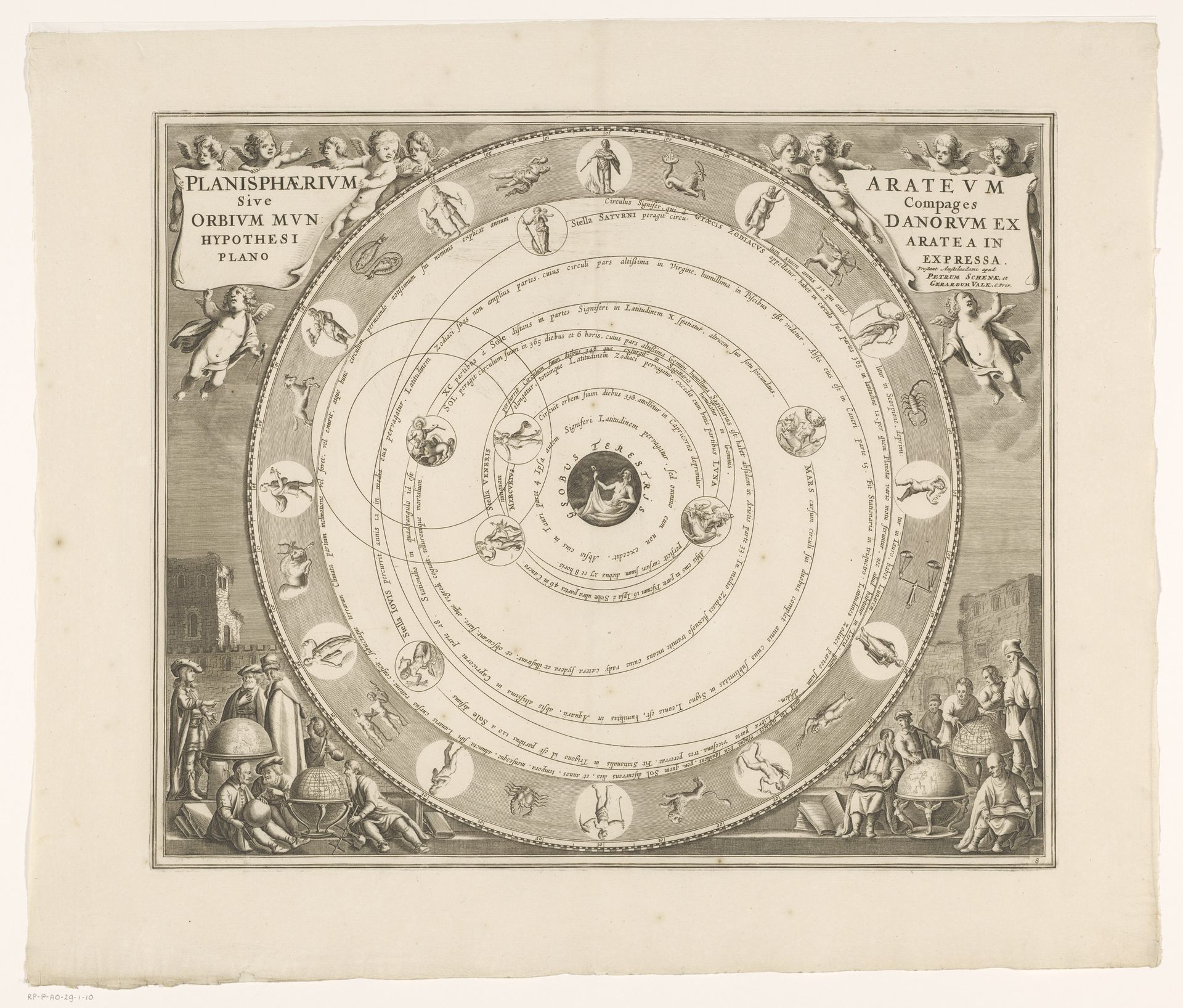 Hemelkaart van het stelsel van Aratus by Anonymous