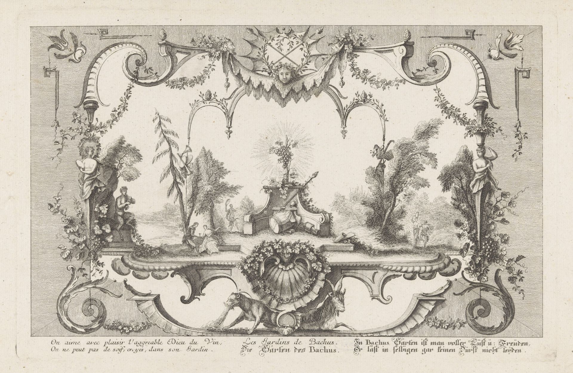 Tuinen van Bacchus by Anonymous