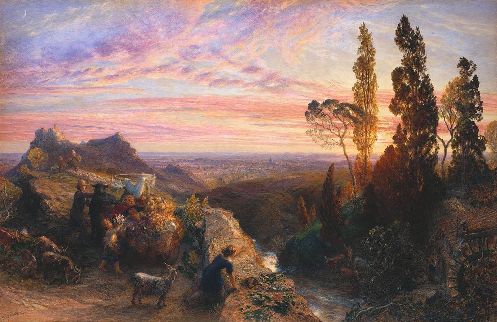 A Dream in the Apennine by Samuel Palmer