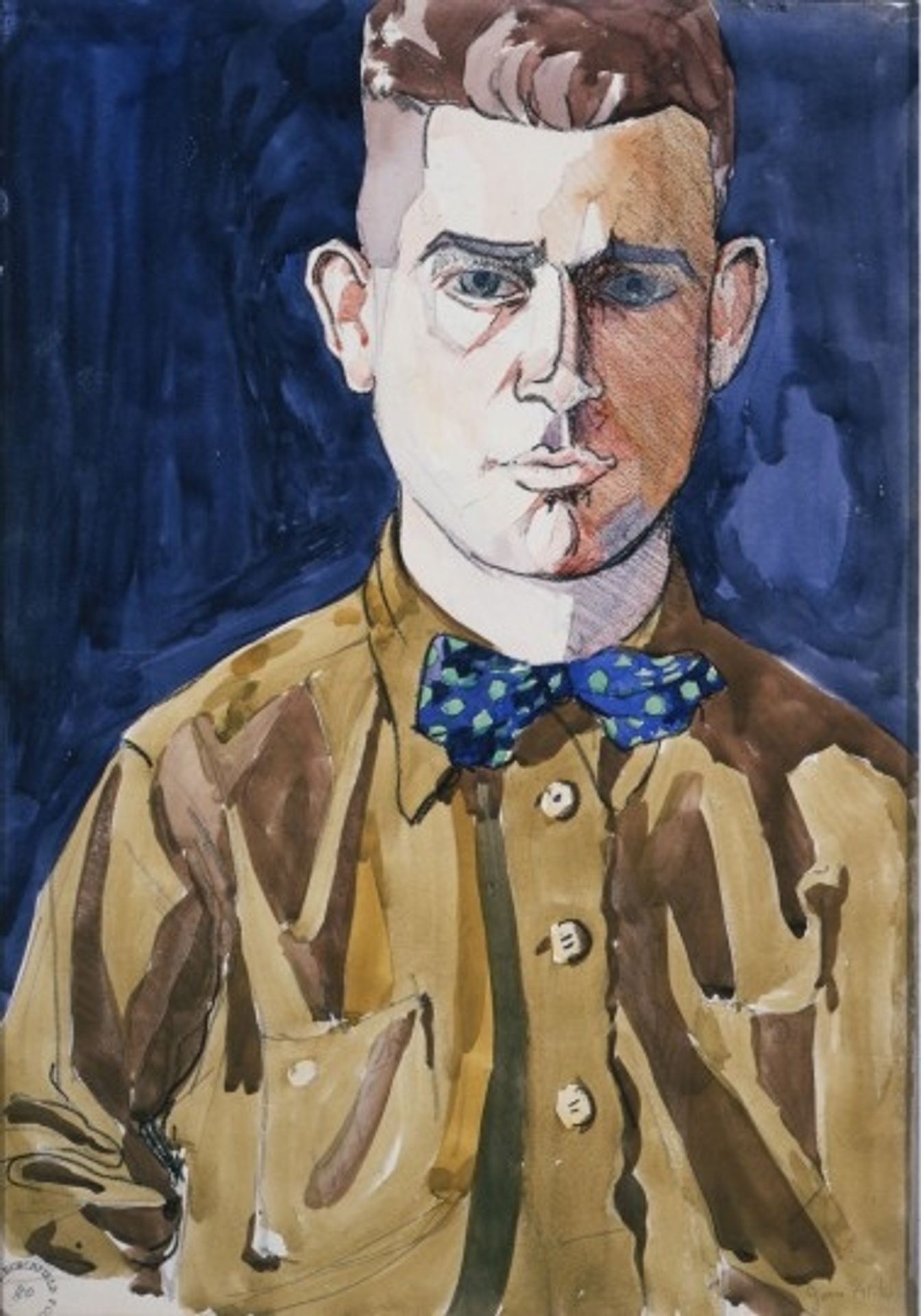 Self Portrait, January 1916 by Charles E. Burchfield