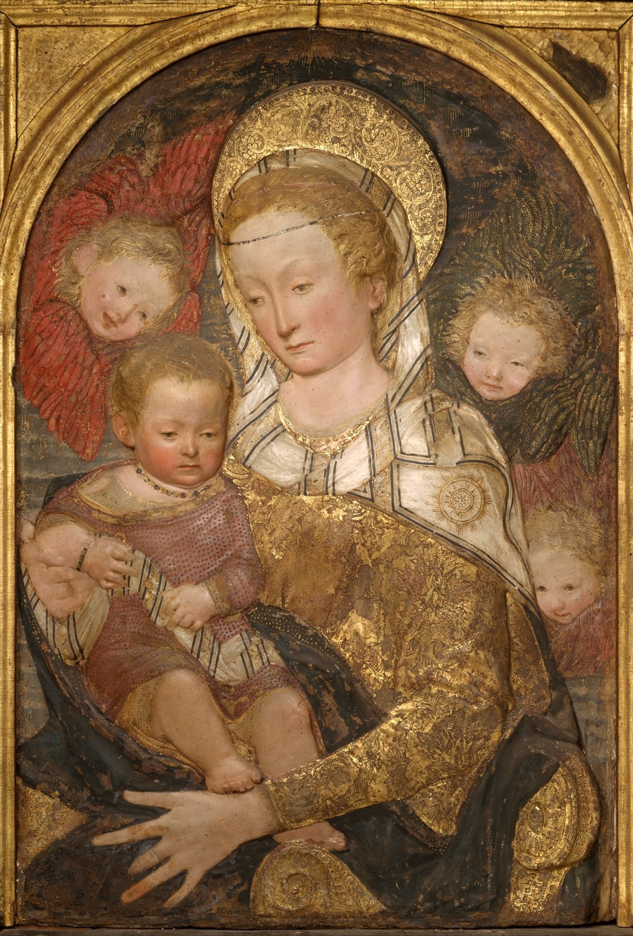Madonna and Child with Angels by Antonio Rossellino