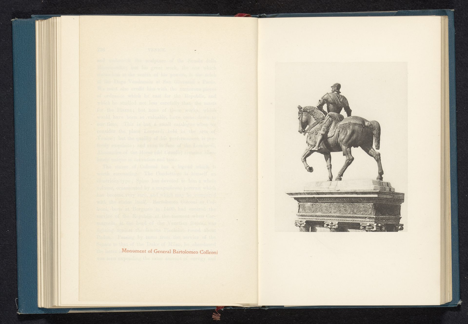Ruiterstandbeeld van Bartolomeo Colleoni op het Campo Santi Giovanni e Paolo te Venetië by Anonymous